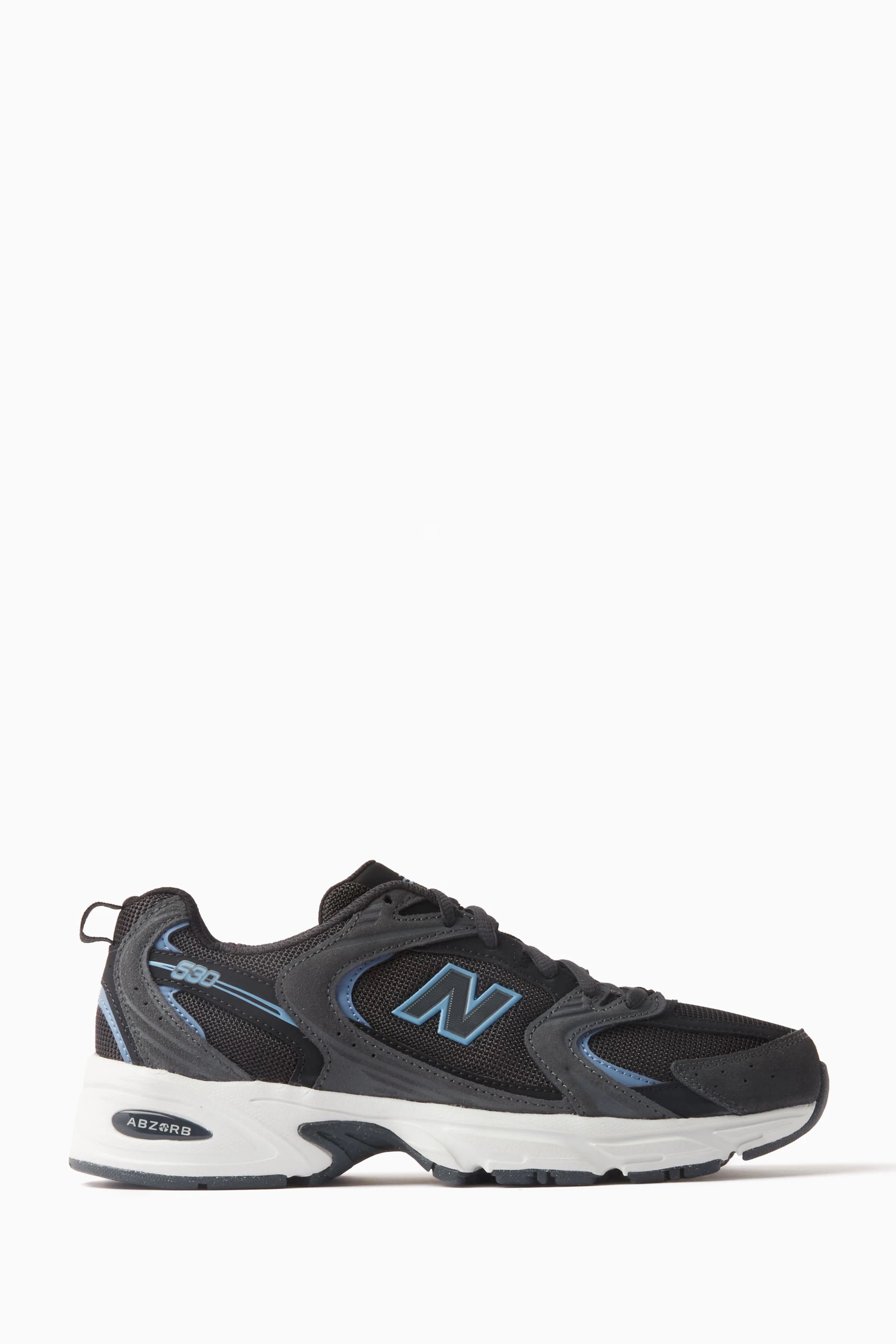 Buy New Balance Blue 530 Sneakers in Mesh and Synthetic Suede For Women Online Ounass Saudi