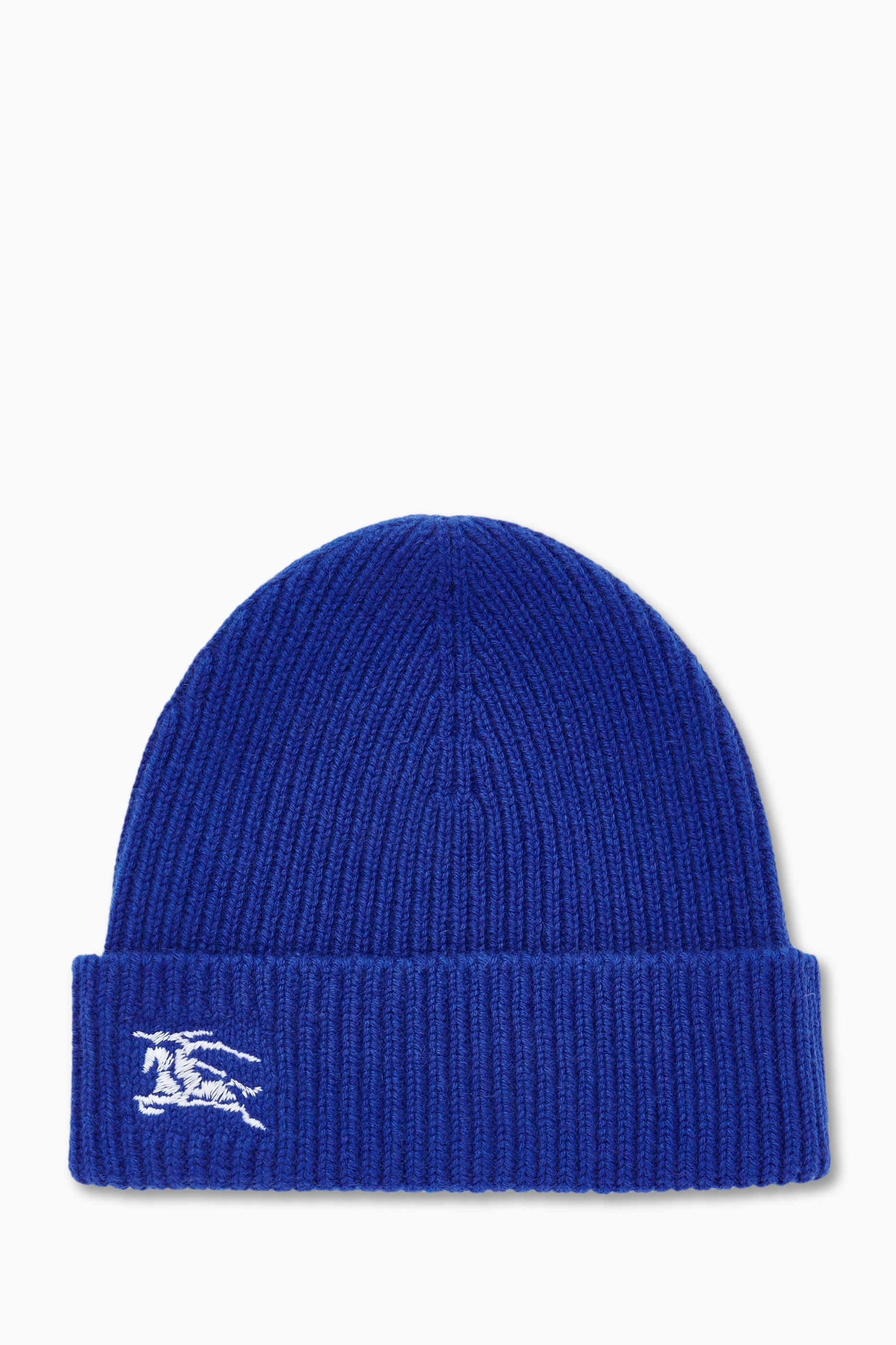 Buy Burberry Blue EKD Logo Beanie in Cashmere Knit For Men Online Ounass Saudi