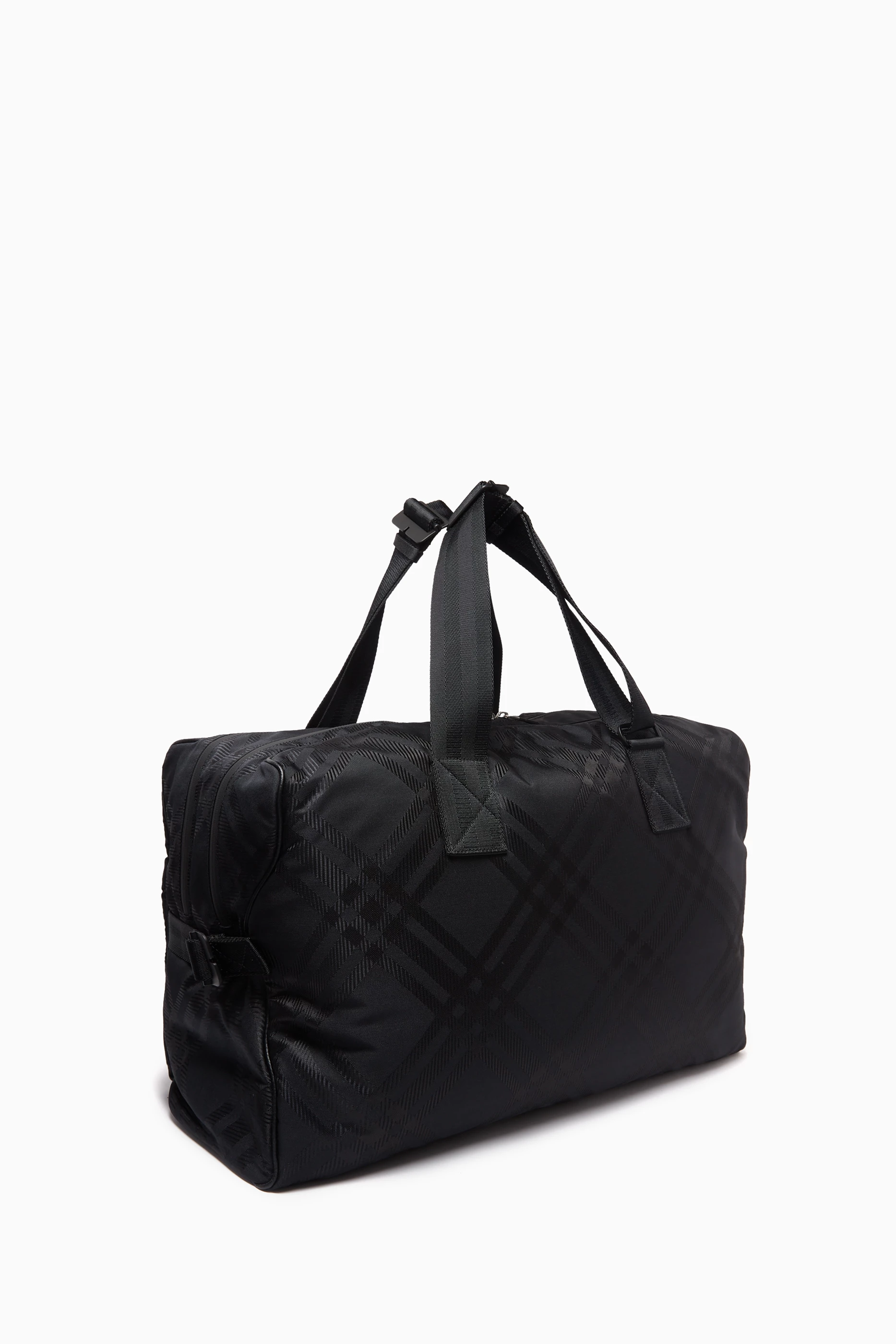 Burberry black duffle bag best sale