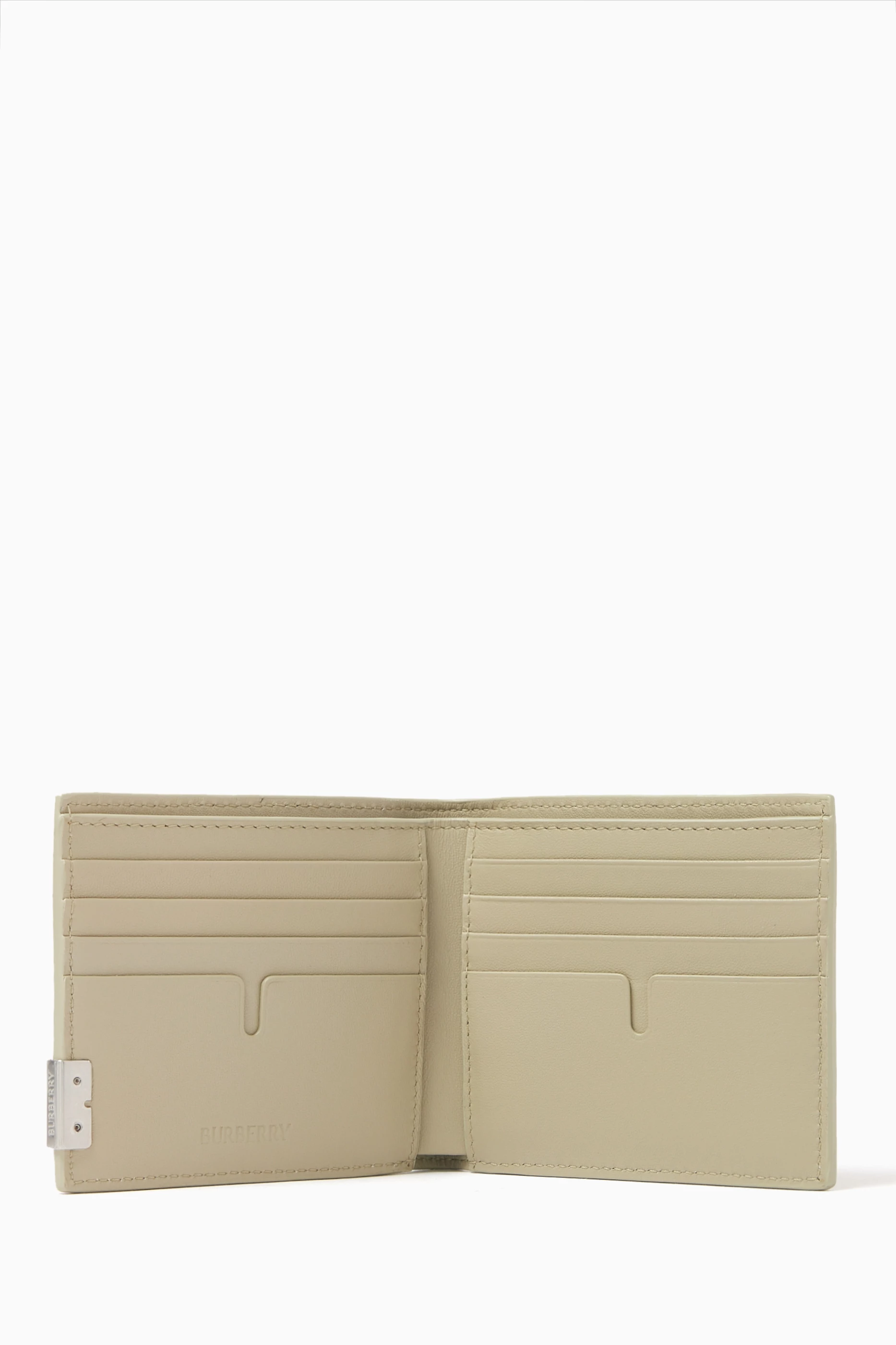 Buy Burberry Neutral Bi cut Billfold Wallet in Leather For Men Online Ounass Saudi