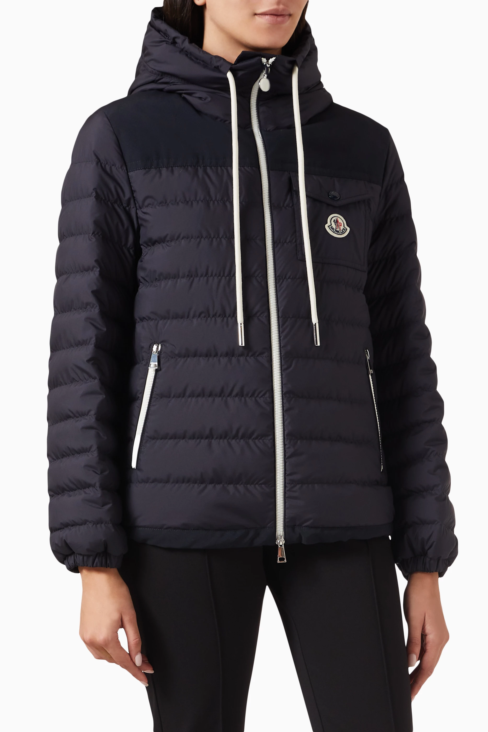 Buy Moncler Blue Acamante Quilted Jacket For Women Online Ounass Saudi