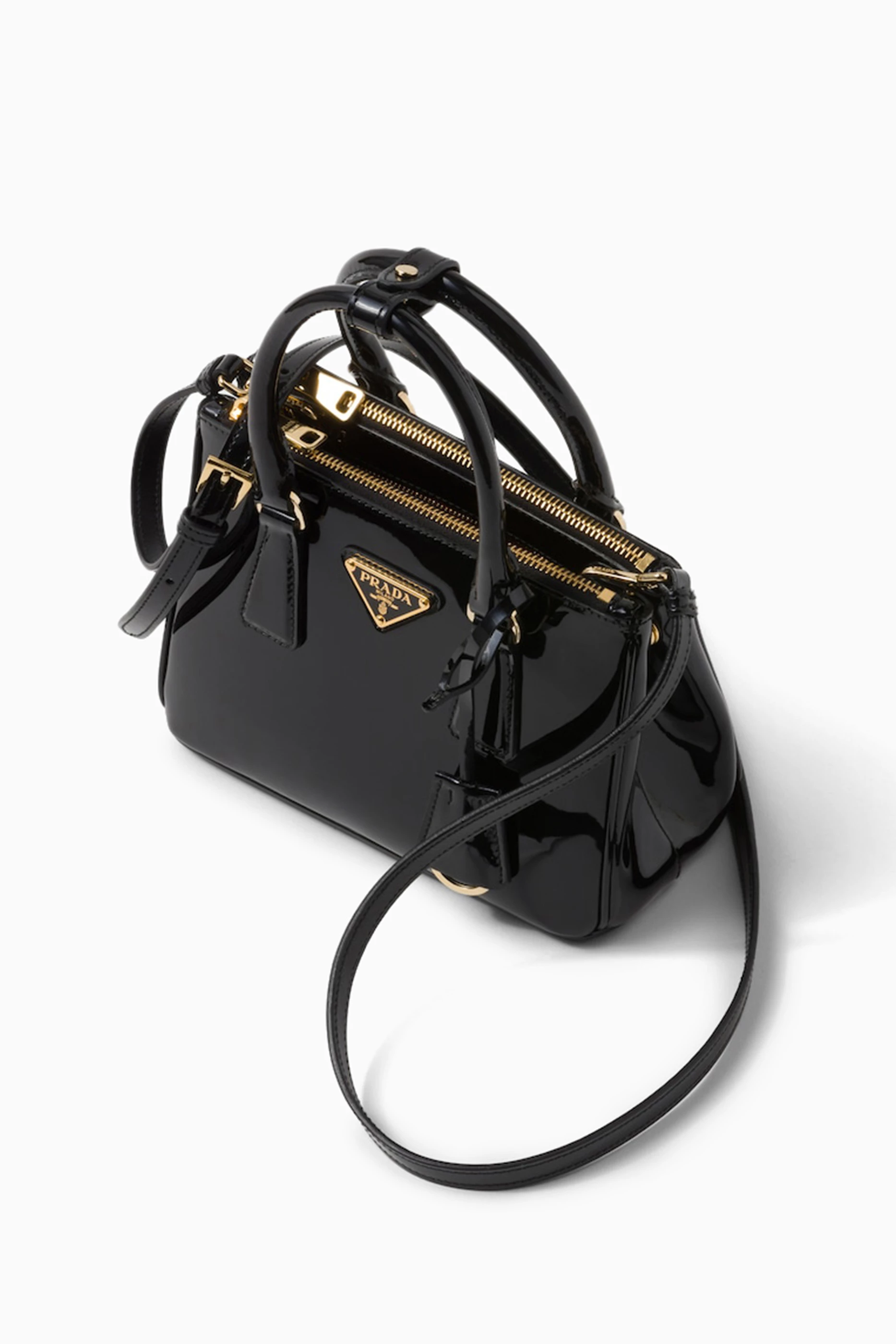 Buy Prada Black Small Prada Galleria Top handle Bag in Saffiano Leather For Women Online Ounass Saudi