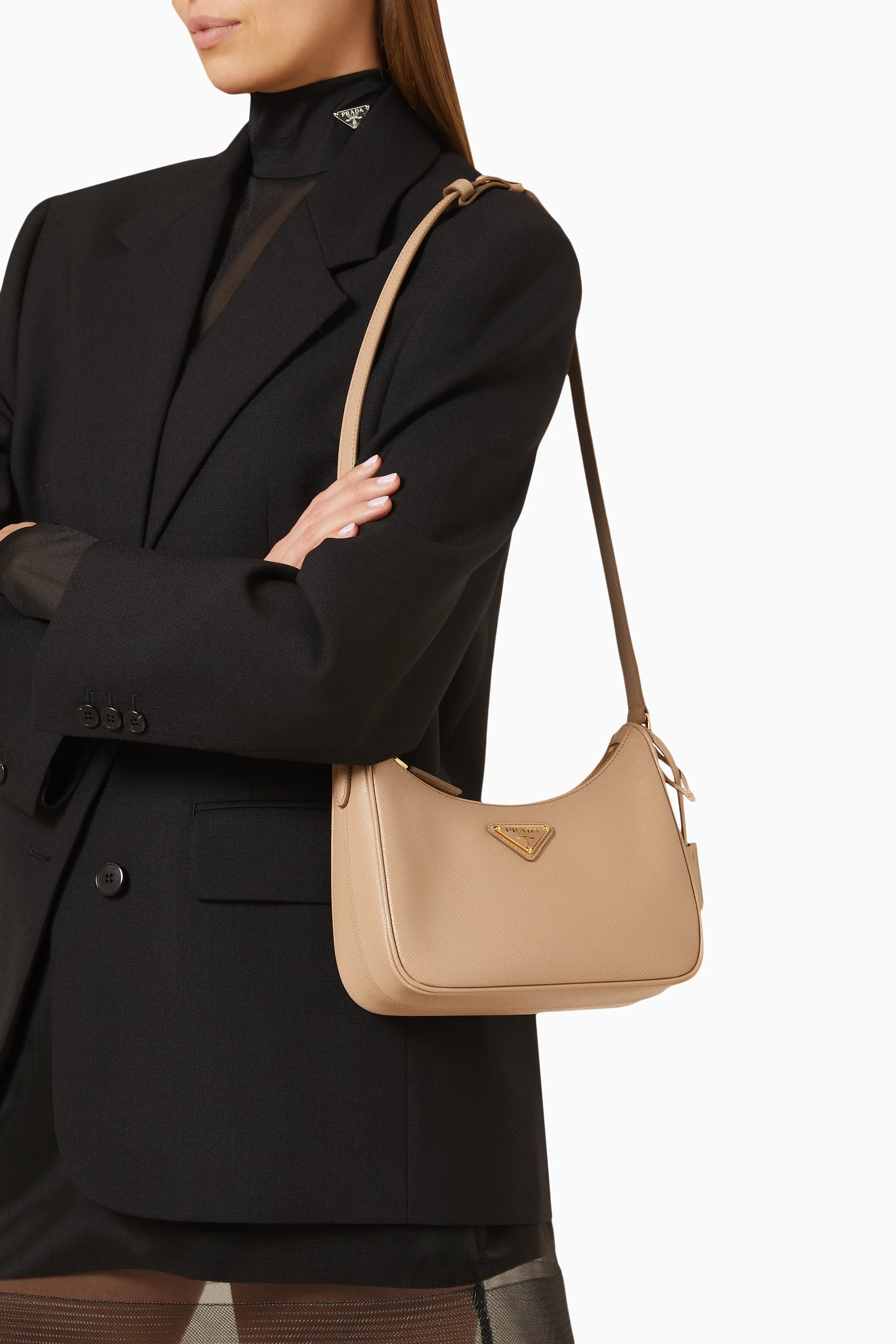 Prada Re Edition Style Buy Prada Brown Mini Re-Edition Shoulder