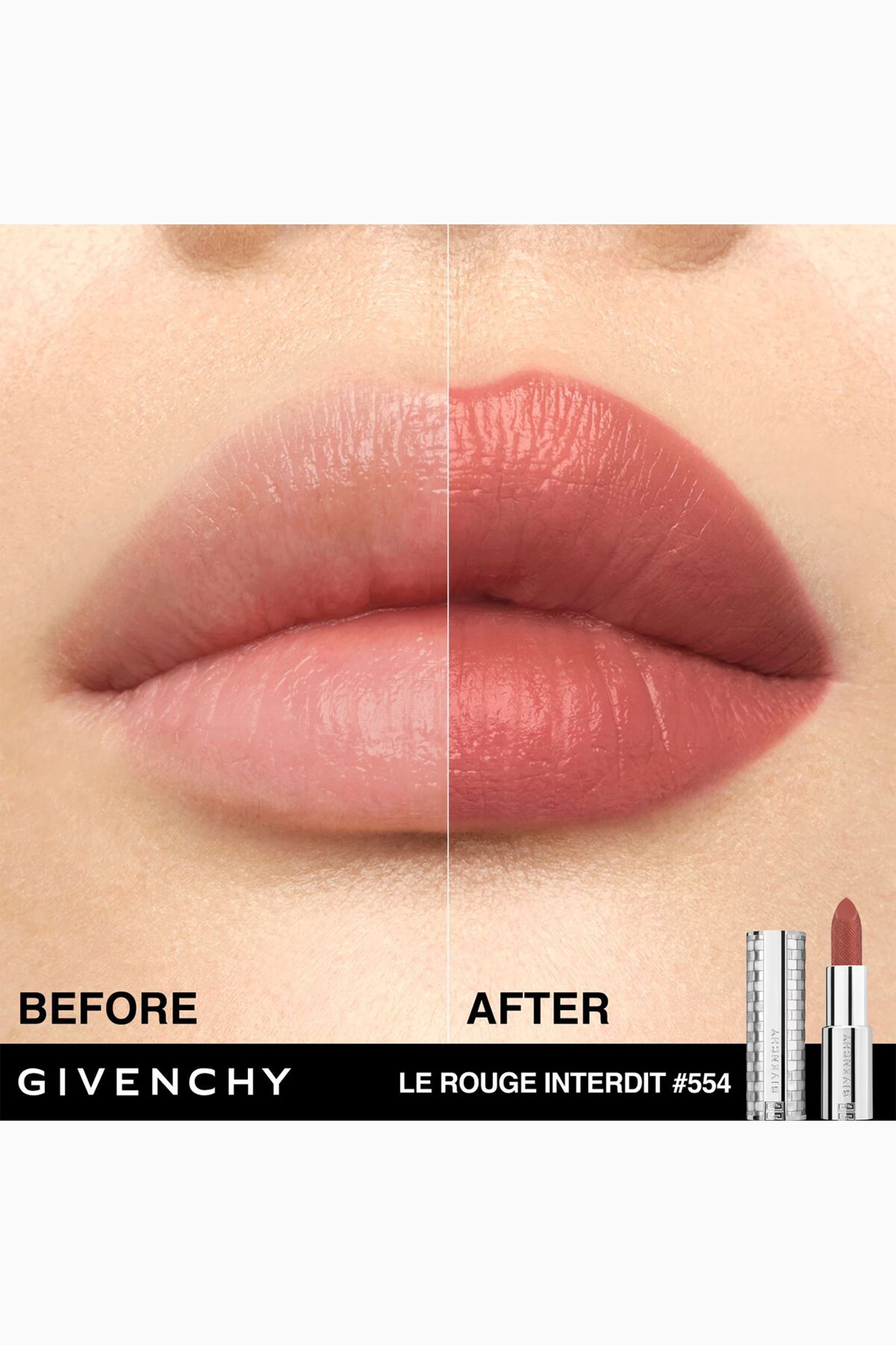 Buy Givenchy Beauty N554 Nude Thrill Le Rouge Interdit Intense