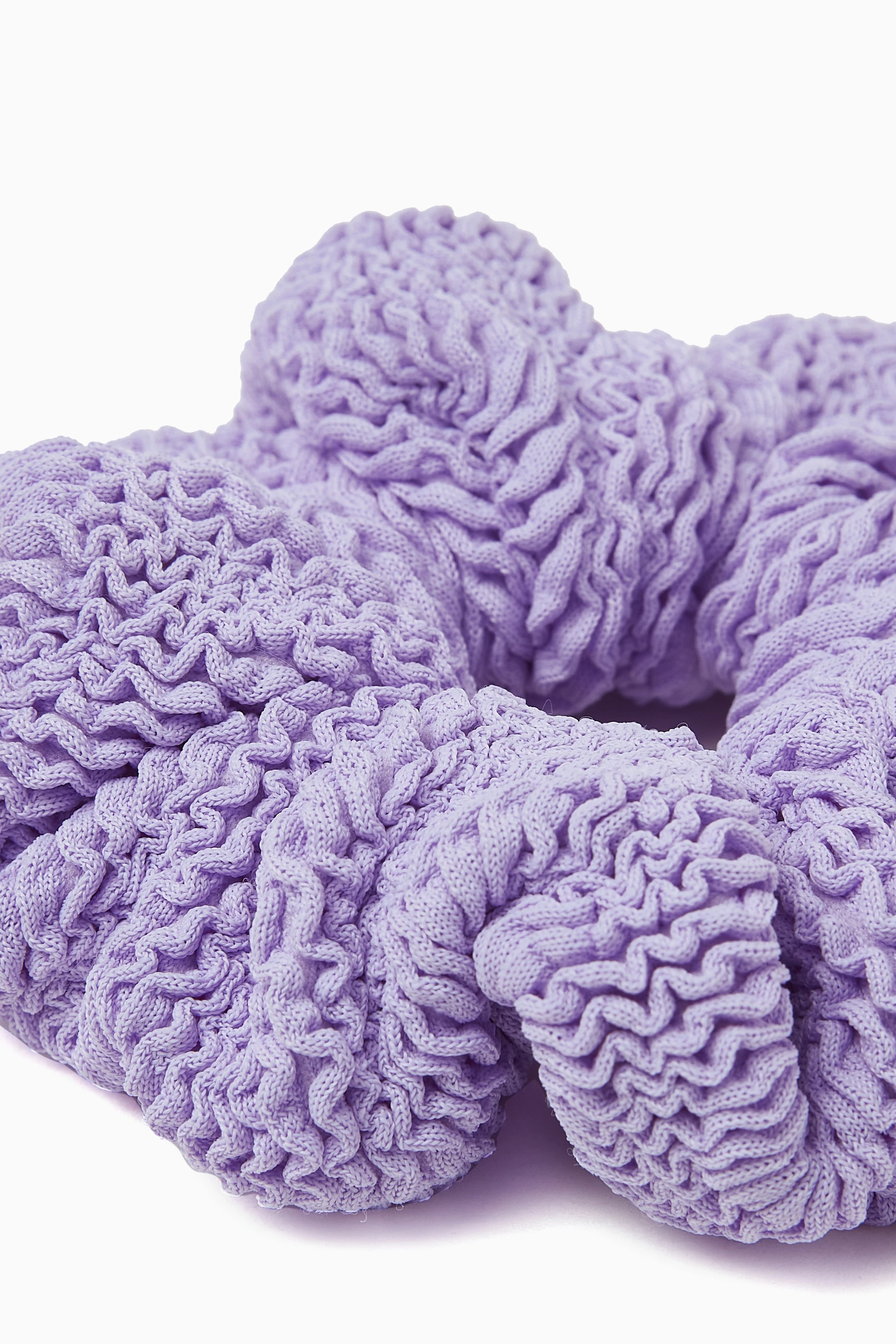 ヘアアクセサリー Hunza G Two-tone fabric scrunchie (SCRUNCHIE NAVYWHITE) Hunza G Textured Dual-tone Hair Accessory With Elastic Band