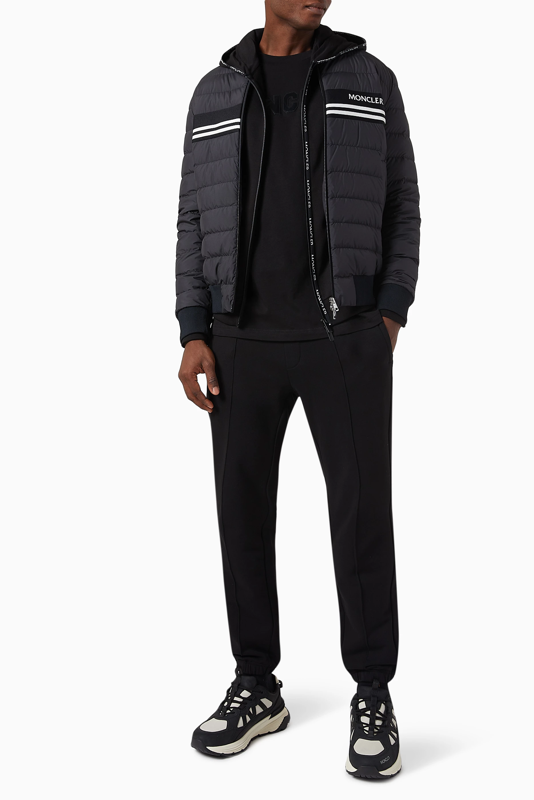 Buy Moncler Black Mounier Bomber Jacket in Padded Nylon For Men Online Ounass Saudi