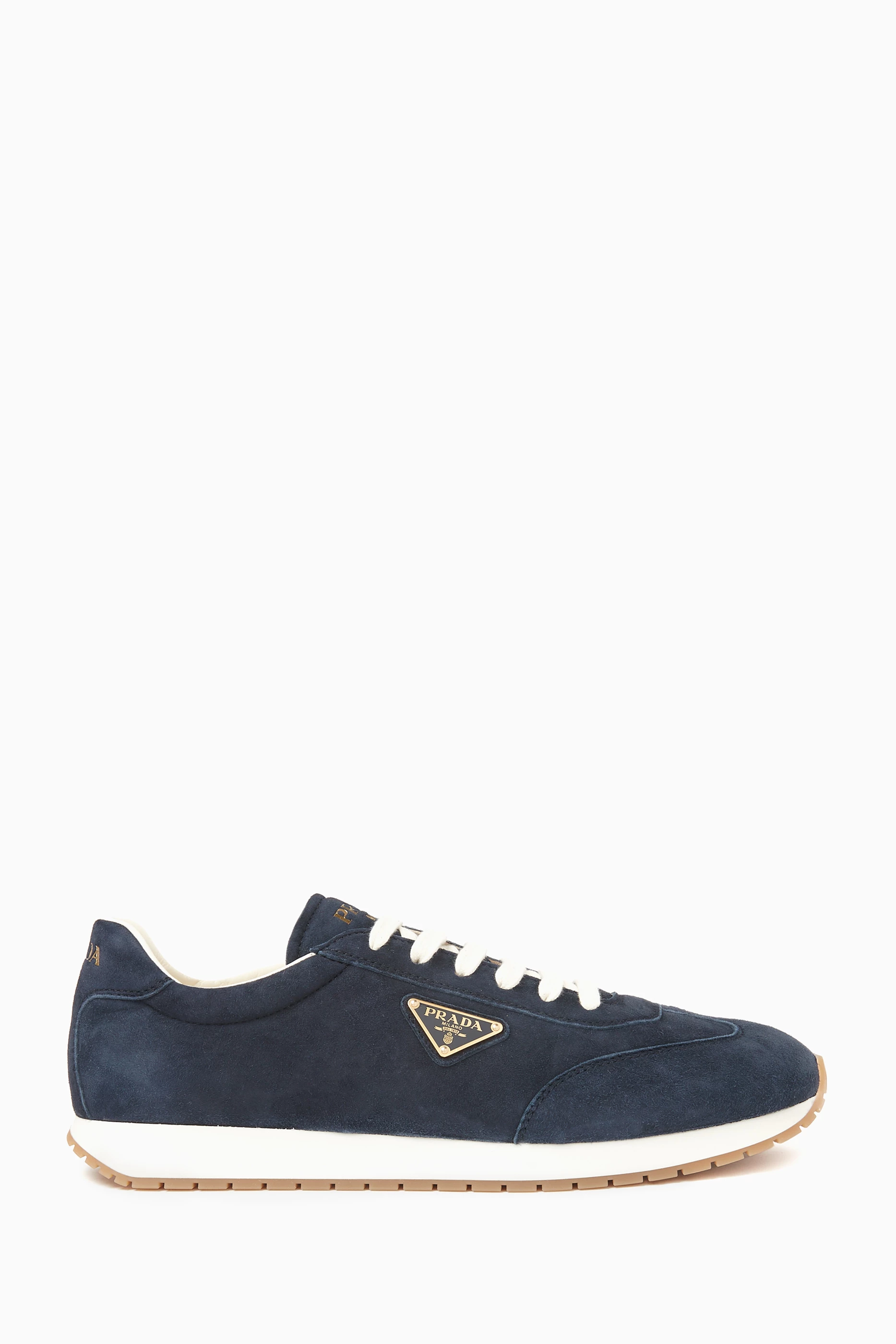 Prada blue suede shoes store