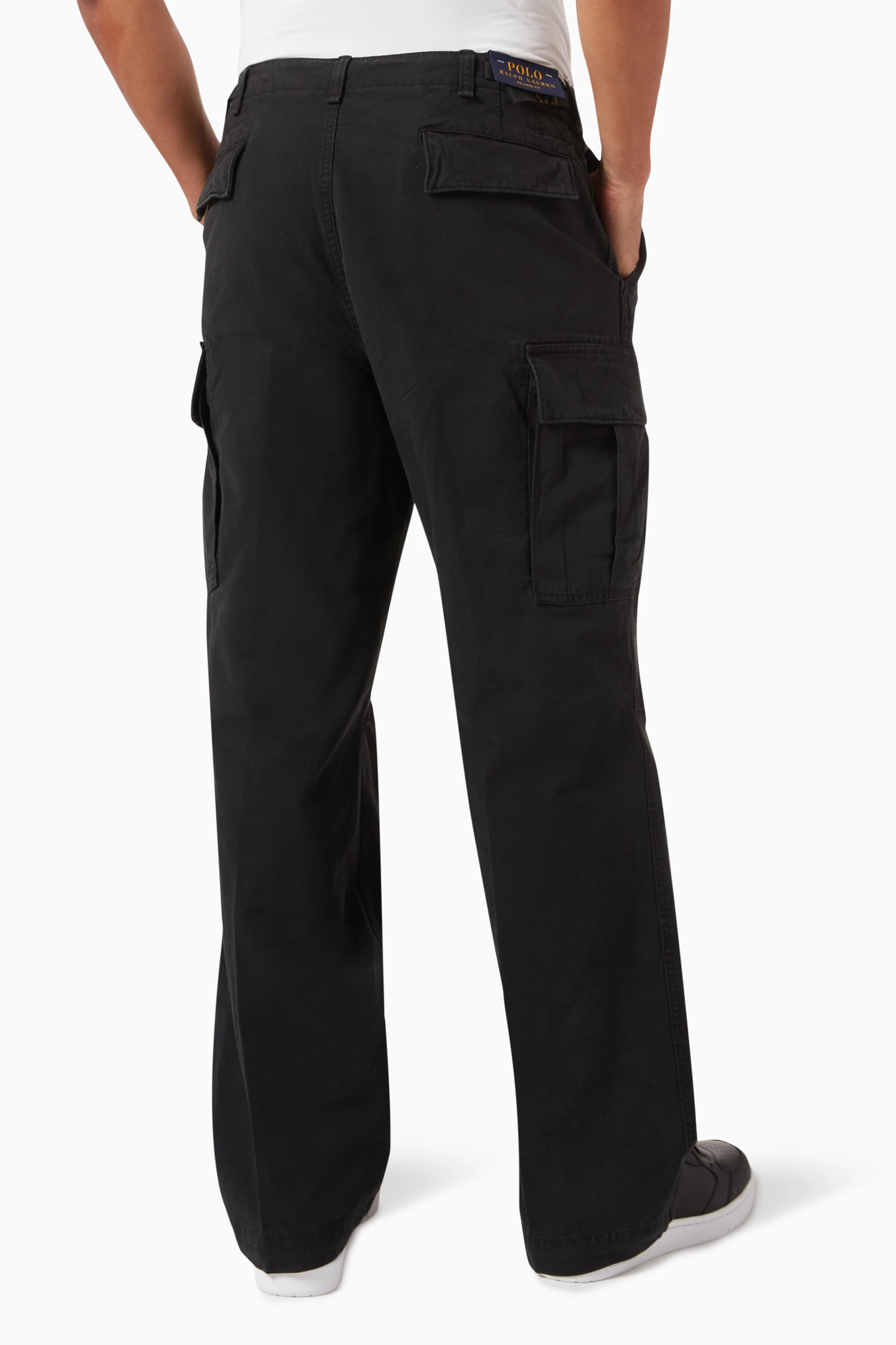 Buy Polo Ralph Lauren Black Cargo Pants in Twill For Men Online Ounass Saudi