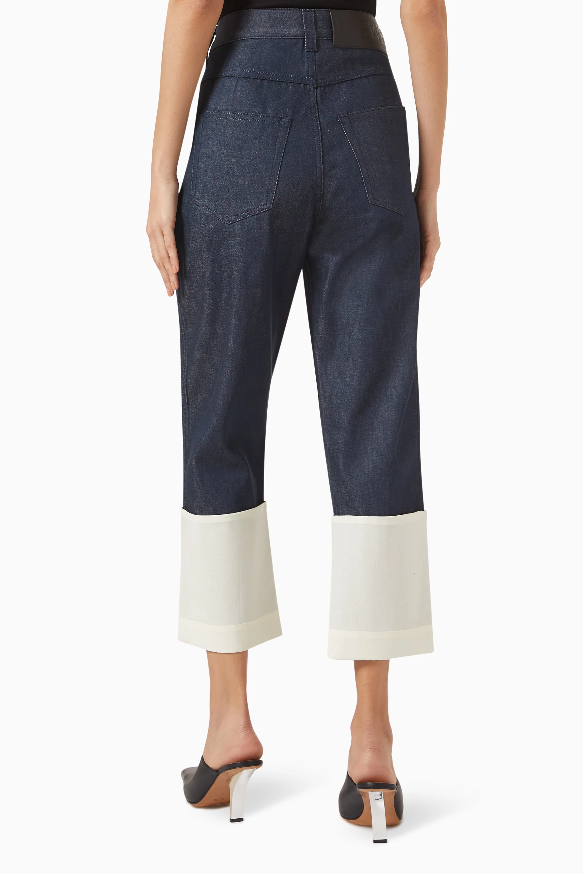 Buy LOEWE Blue Fisherman Jeans in Denim For Women Online | Ounass 