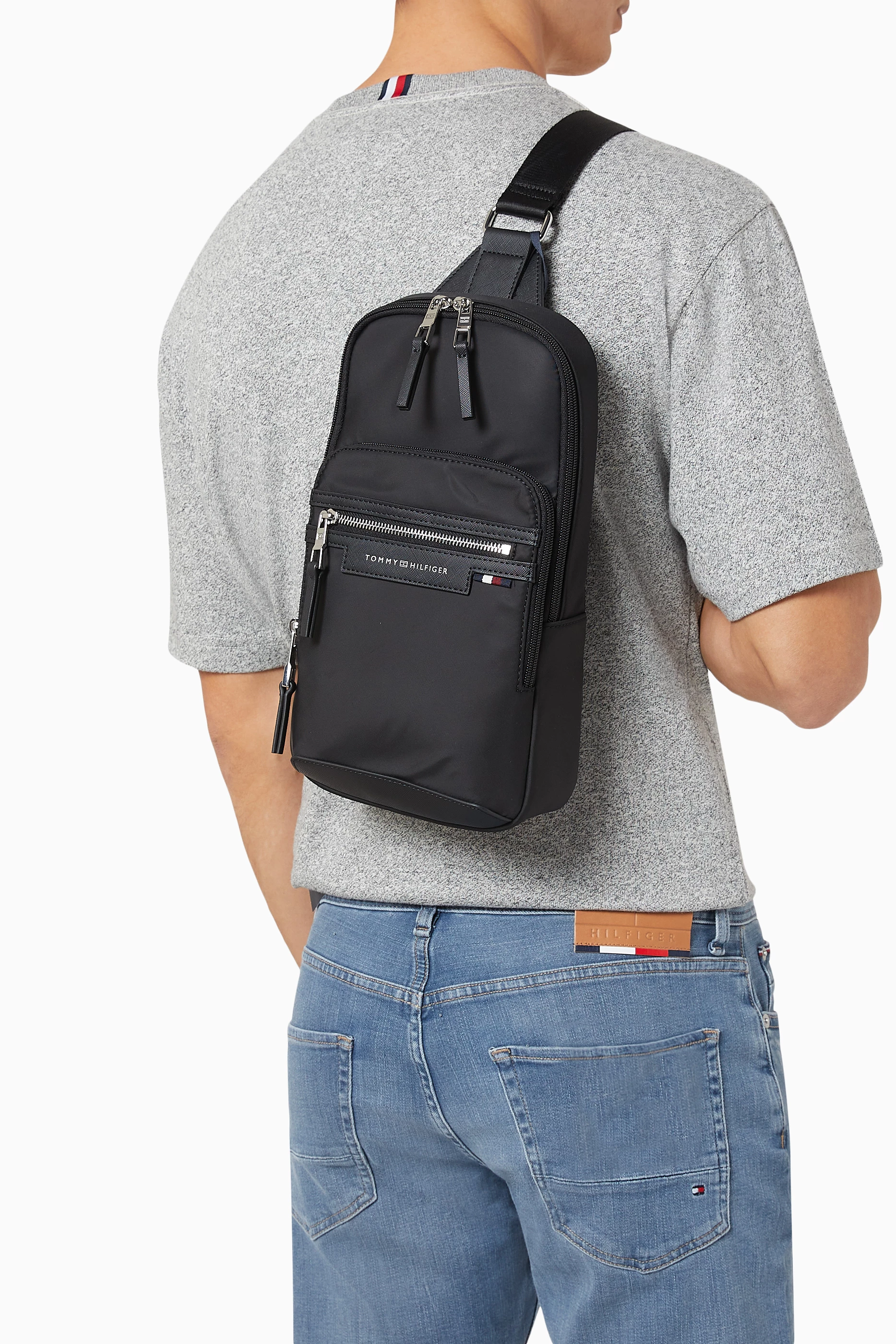 Tommy hilfiger sling bags men's on sale