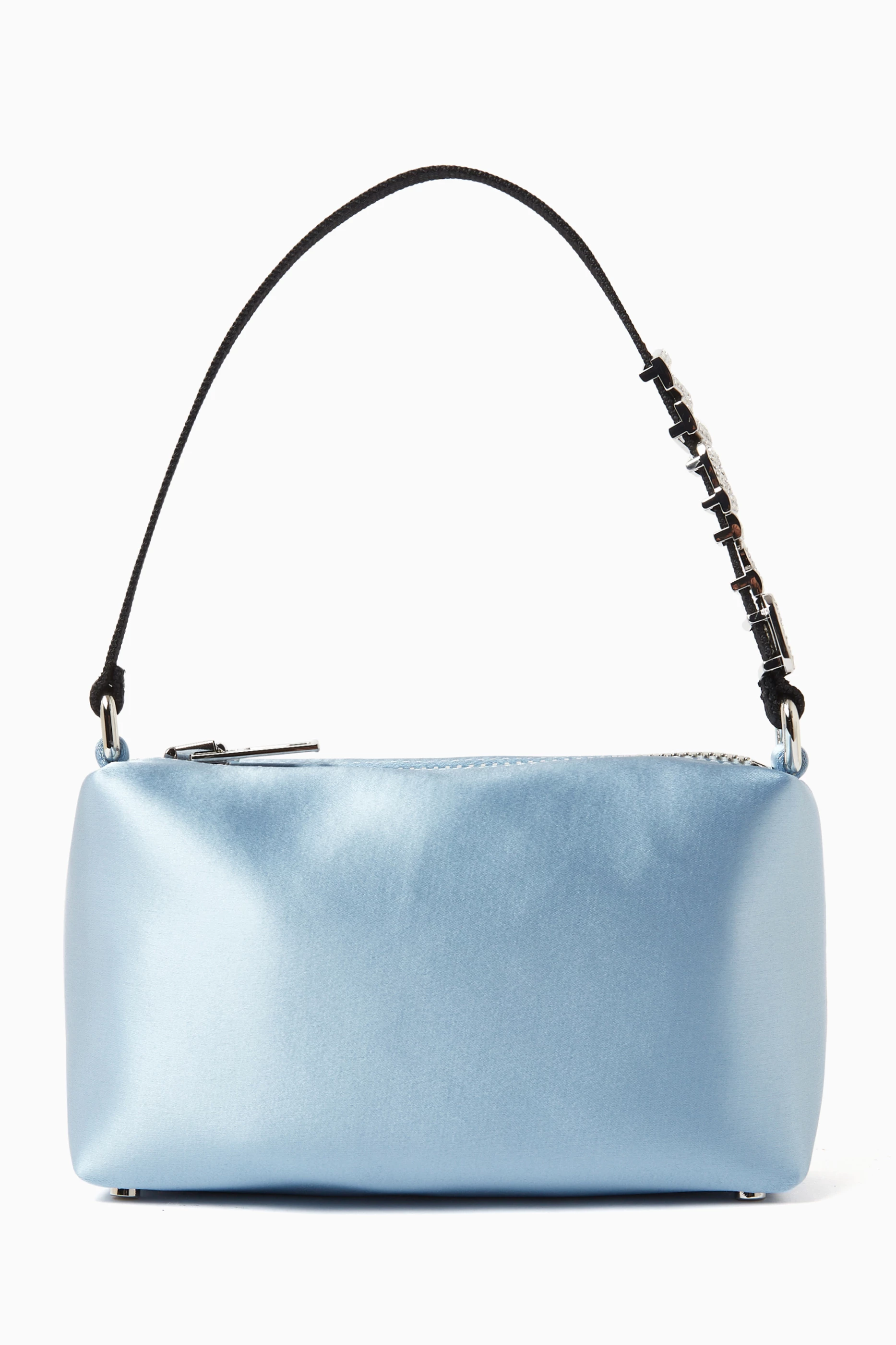 Medium Heiress Pouch Bag in Satin