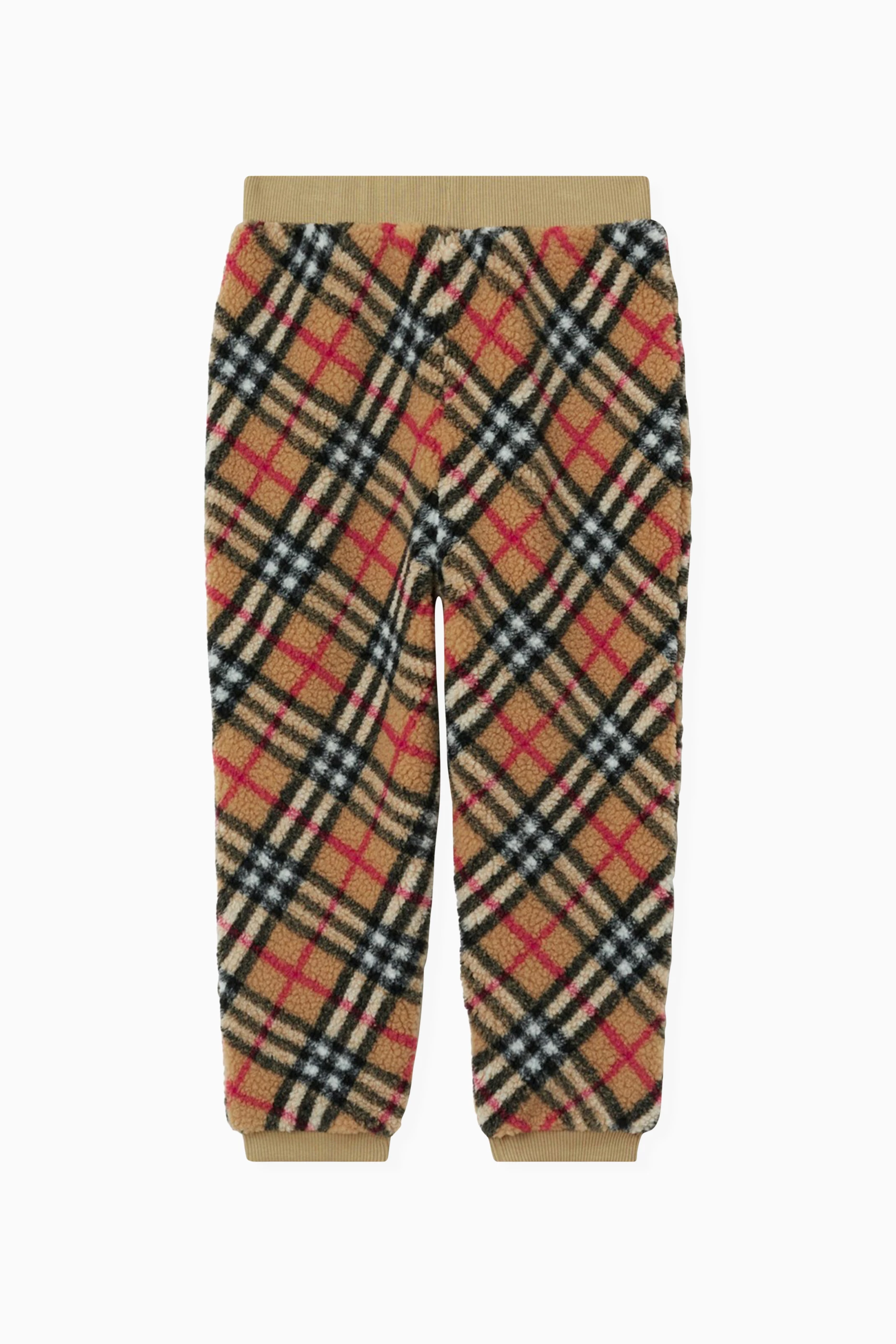 Burberry pants kids brown discount