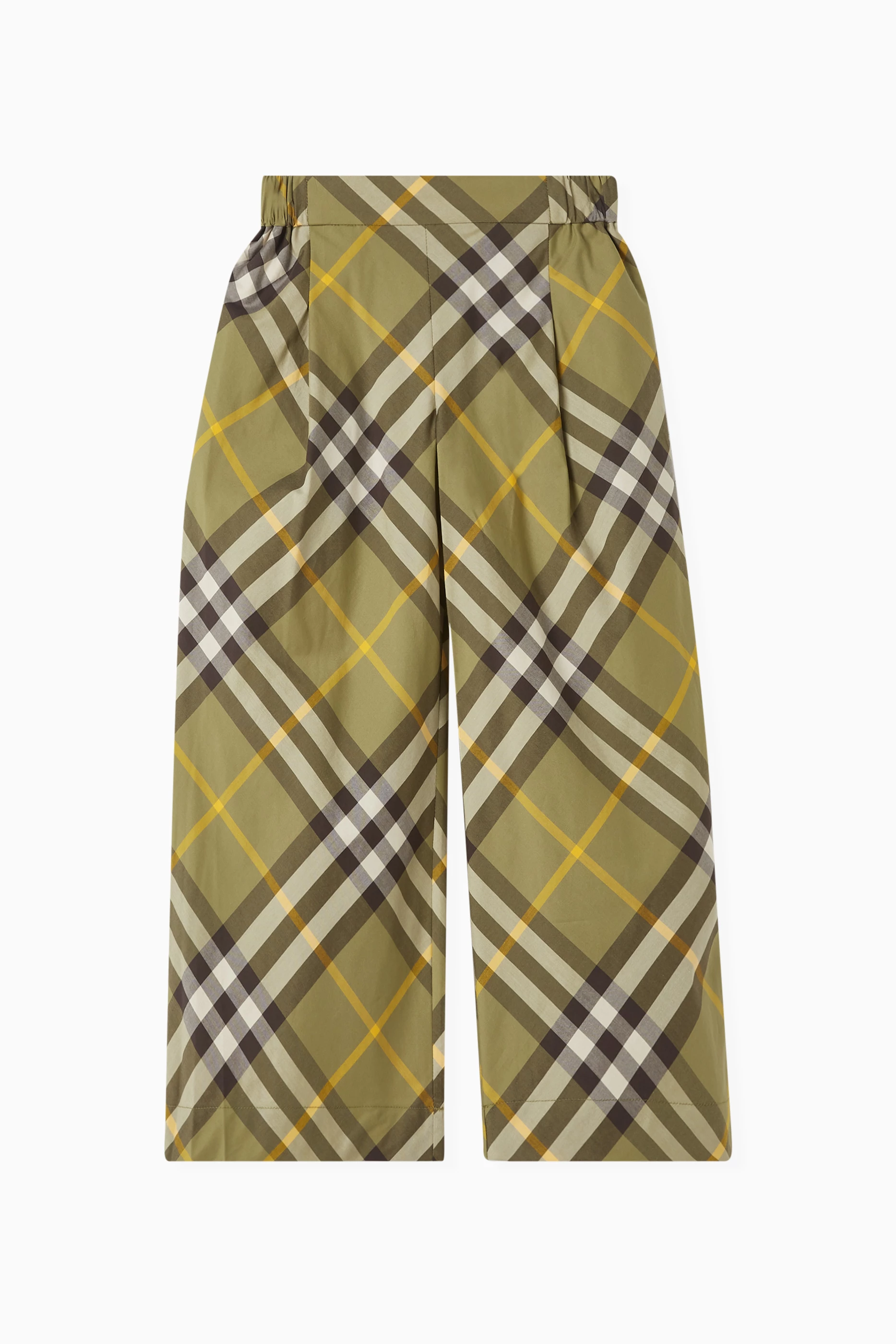 Burberry vintage check cotton trousers deals
