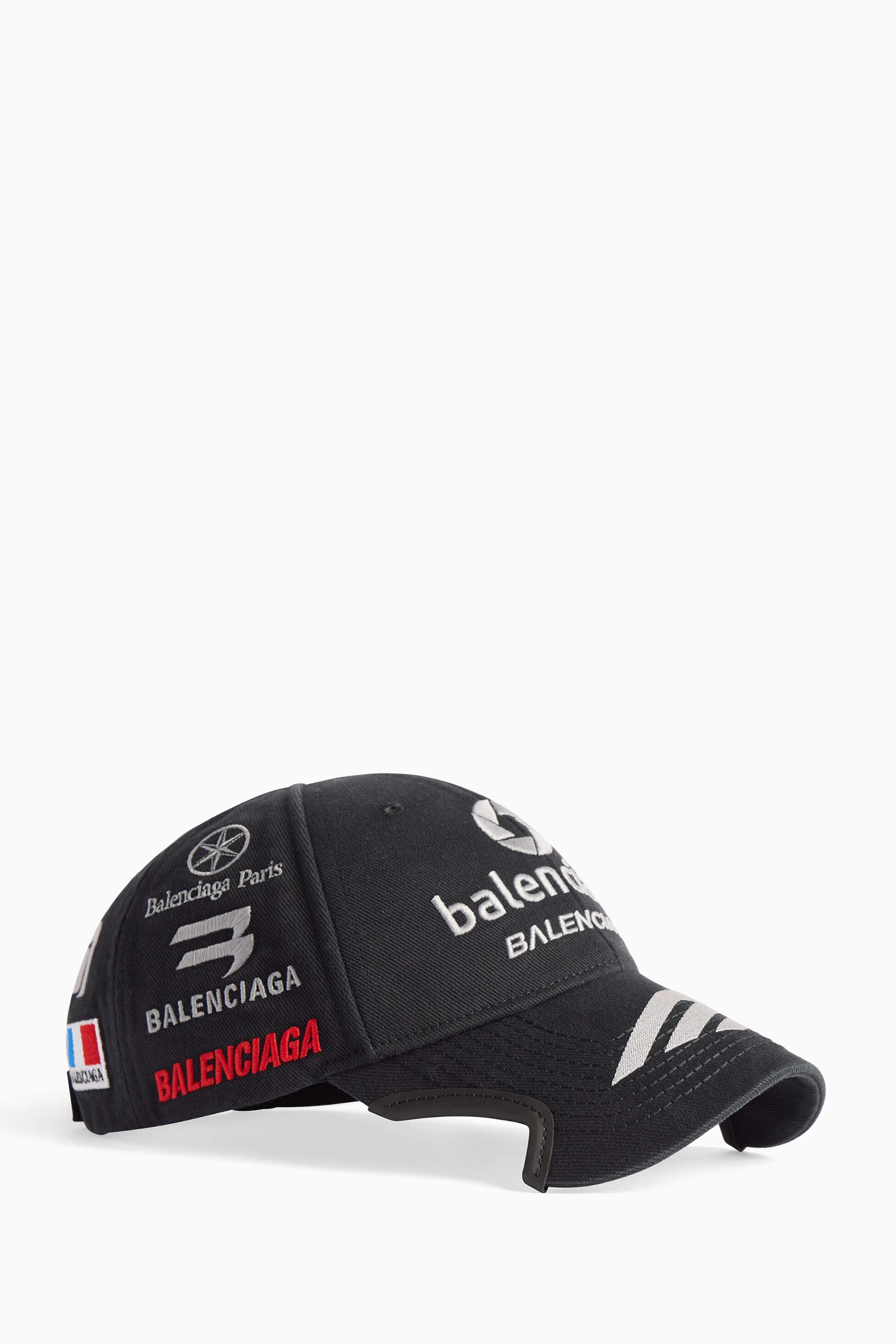 Buy Balenciaga Black Unisex Top League Cap in Cotton Drill For