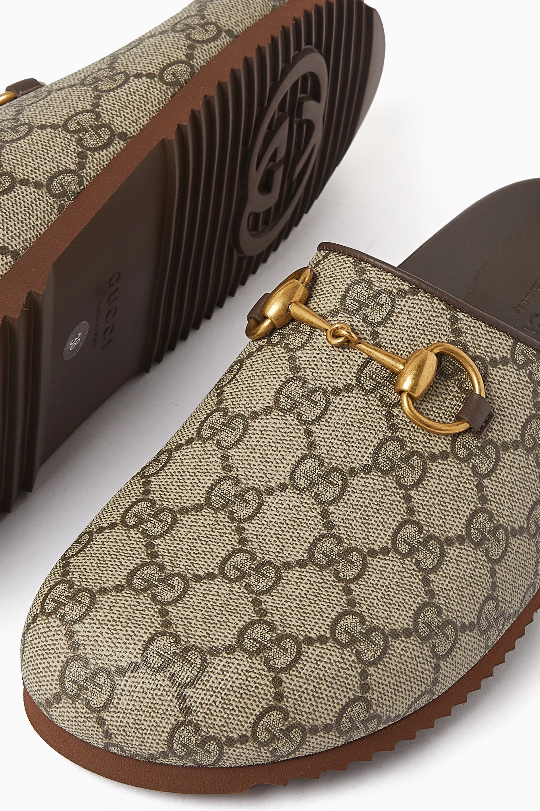 Gucci canvas slippers store