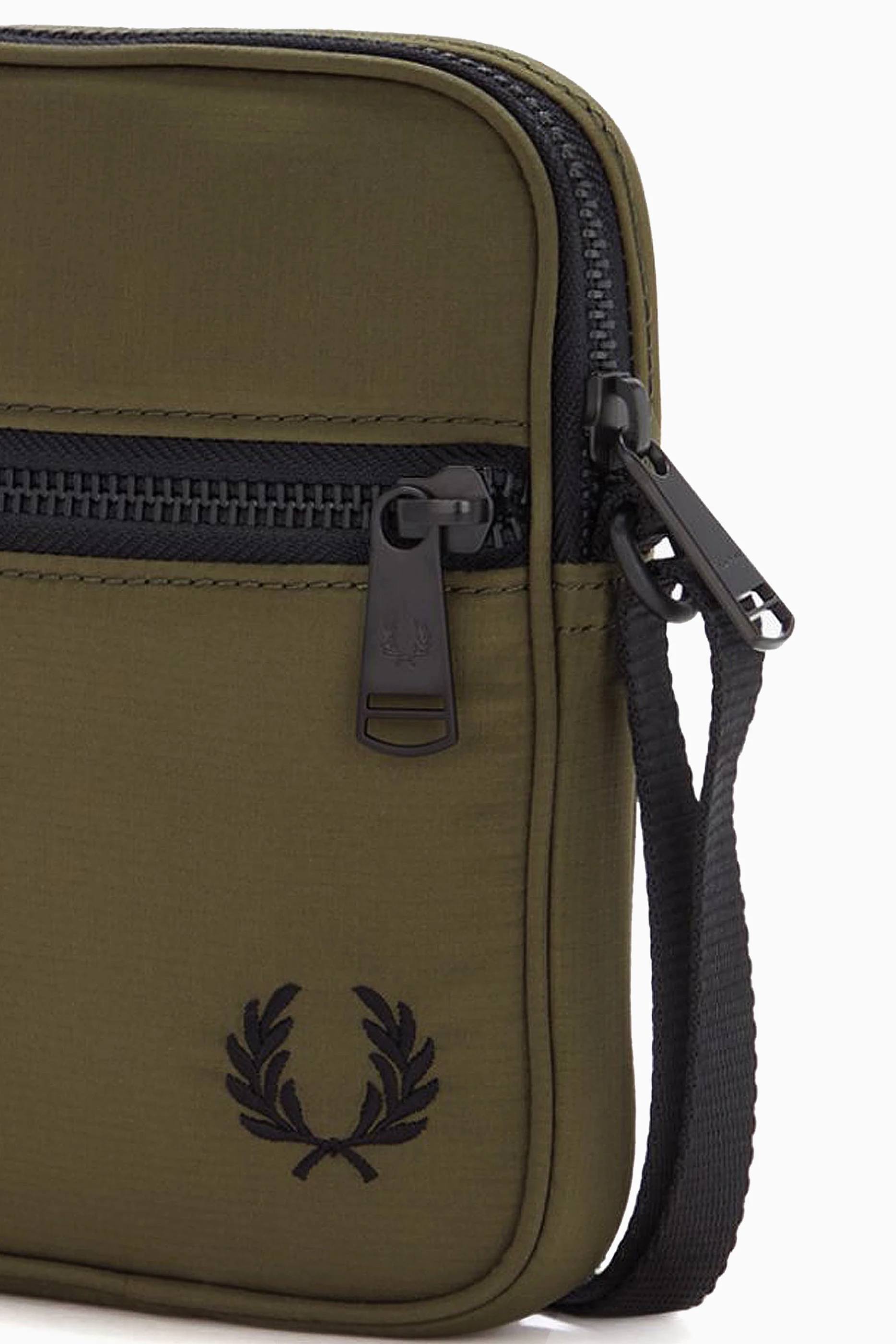 Buy Fred Perry Green Logo Messenger Bag in Nylon Ripstop For Men Online Ounass Saudi