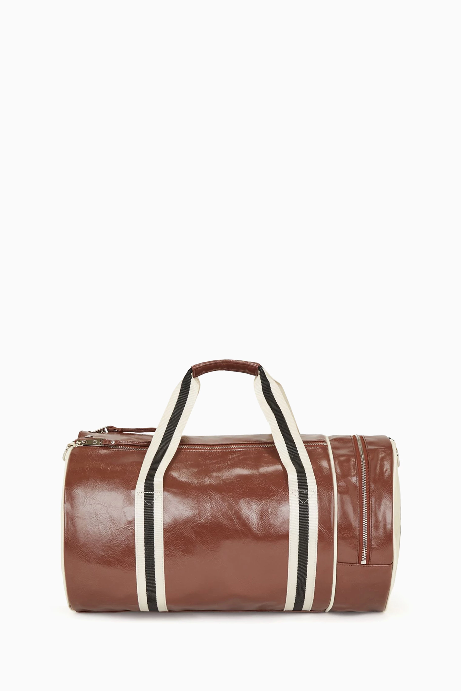 Buy Fred Perry Brown Classic Barrel Bag For Men Online Ounass Saudi