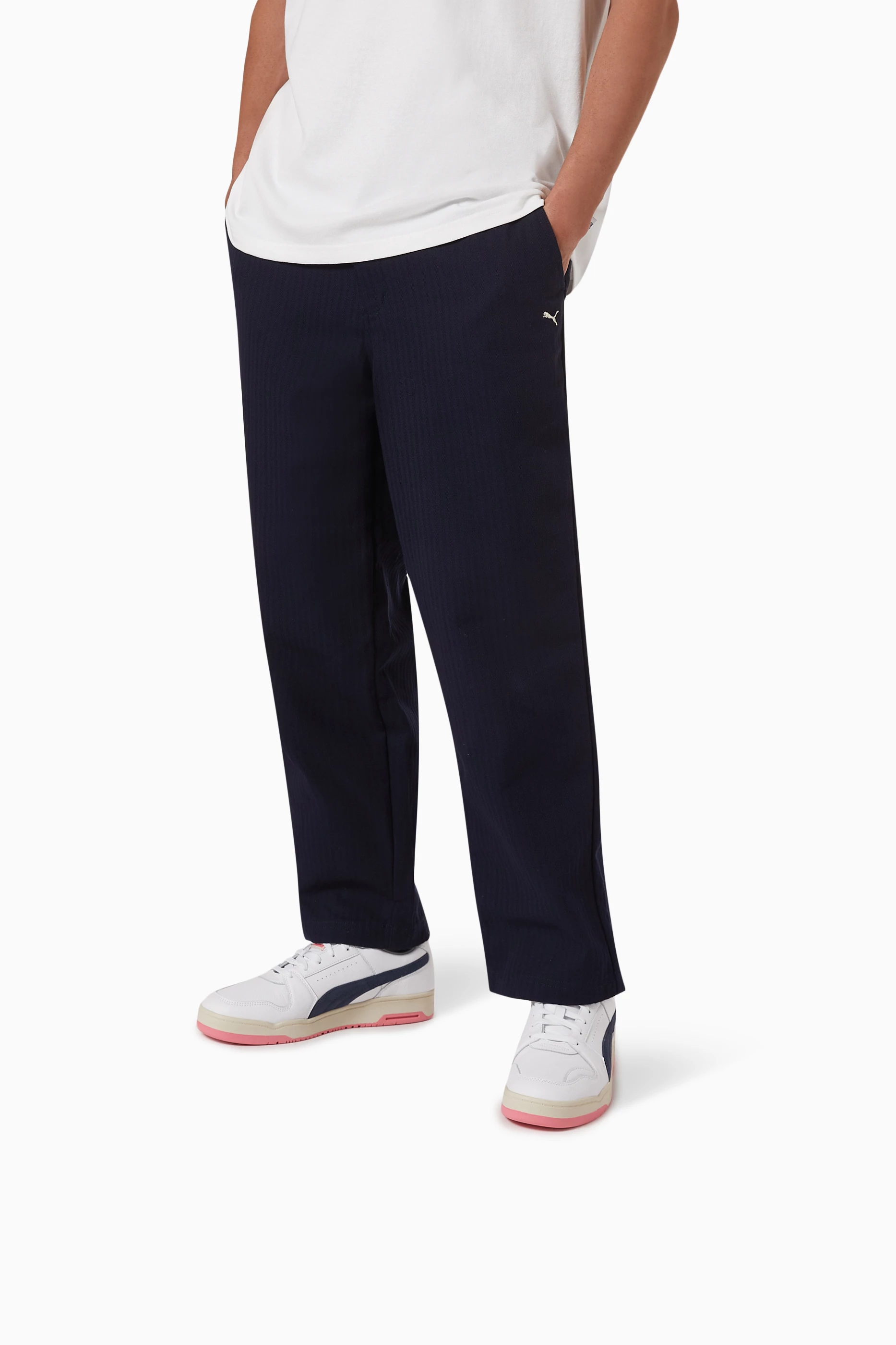 Buy Puma White Slipstream Lo Varsity Sneakers in Leather For Men Online Ounass Saudi