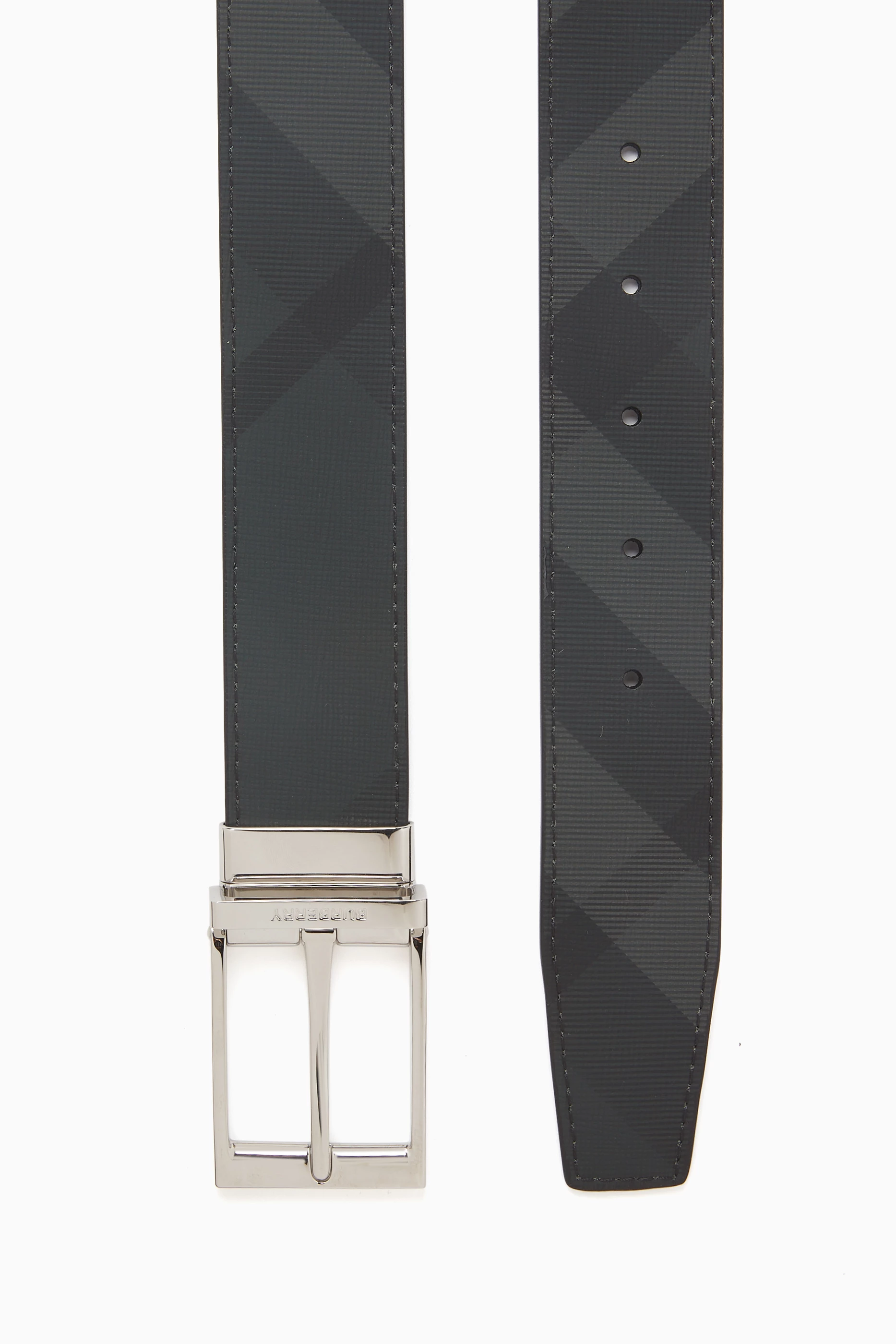 Burberry check belt outlet