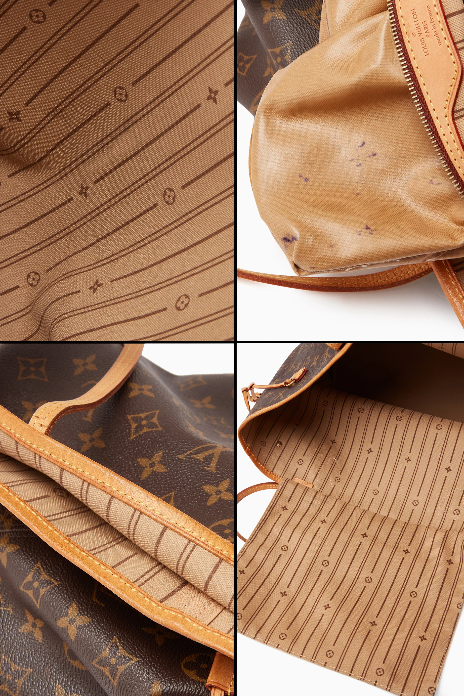 Real Louis Vuitton Monogram Neverfull Fake Vs Original Lv