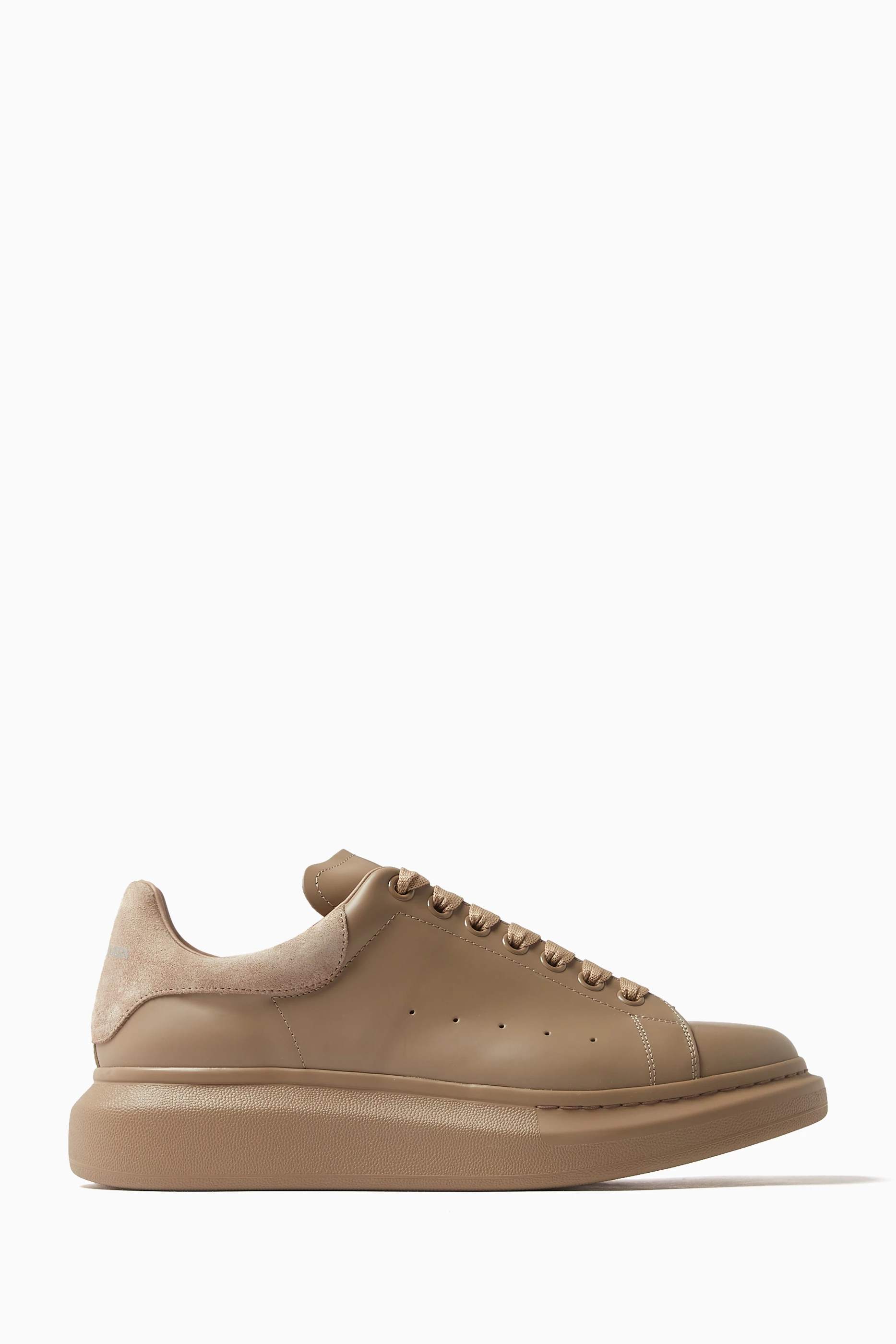 Brown alexander mcqueen sneakers discount