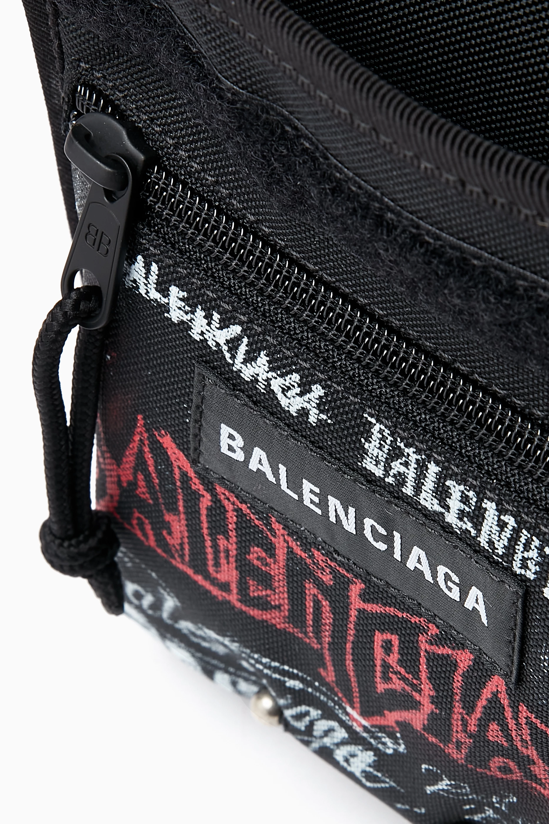 Buy Balenciaga Black Small DIY Metal Explorer Pouch Crossbody Bag