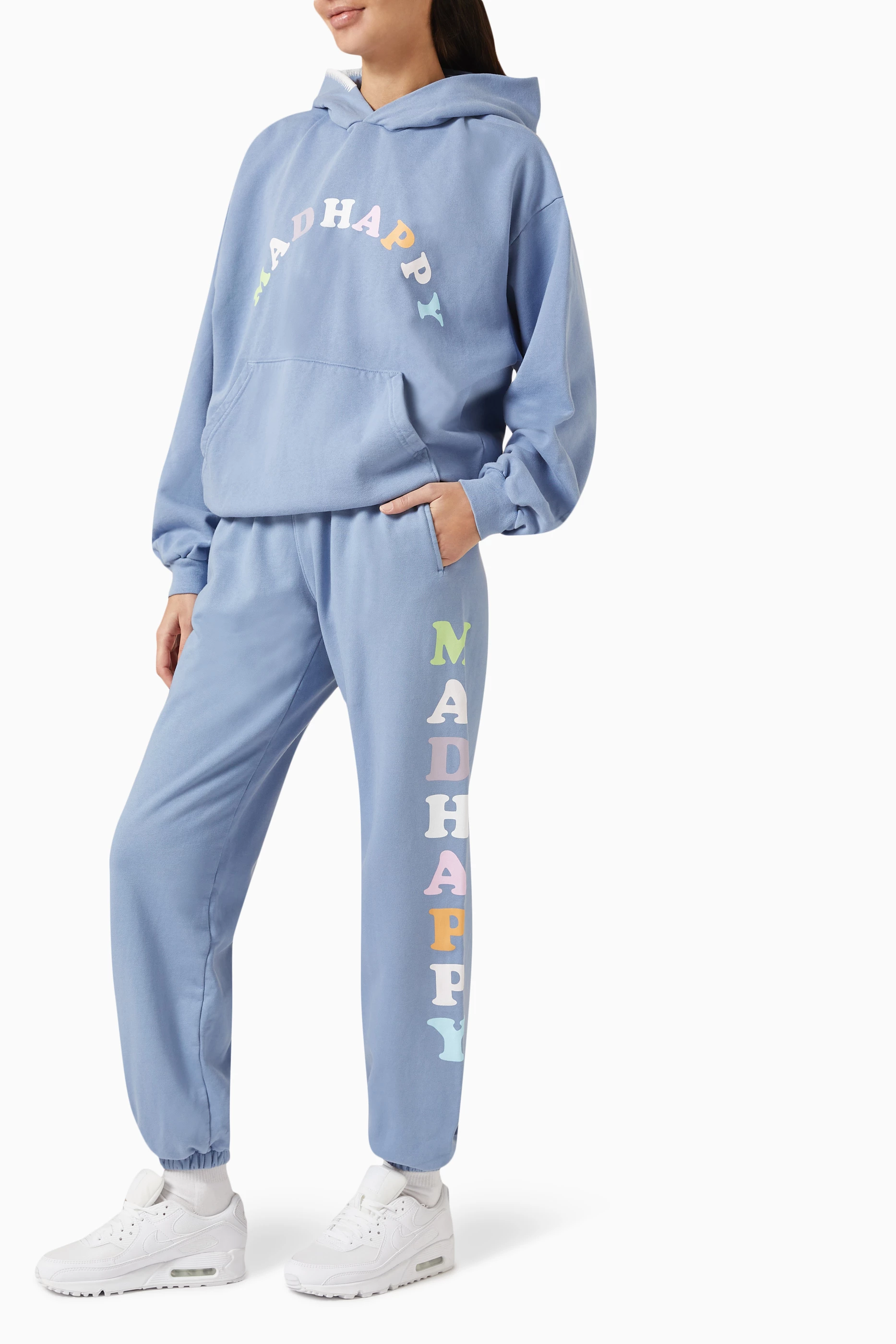 Buy Madhappy Blue Pastels Sweatpants in Cotton Terry For Women Online Ounass Saudi