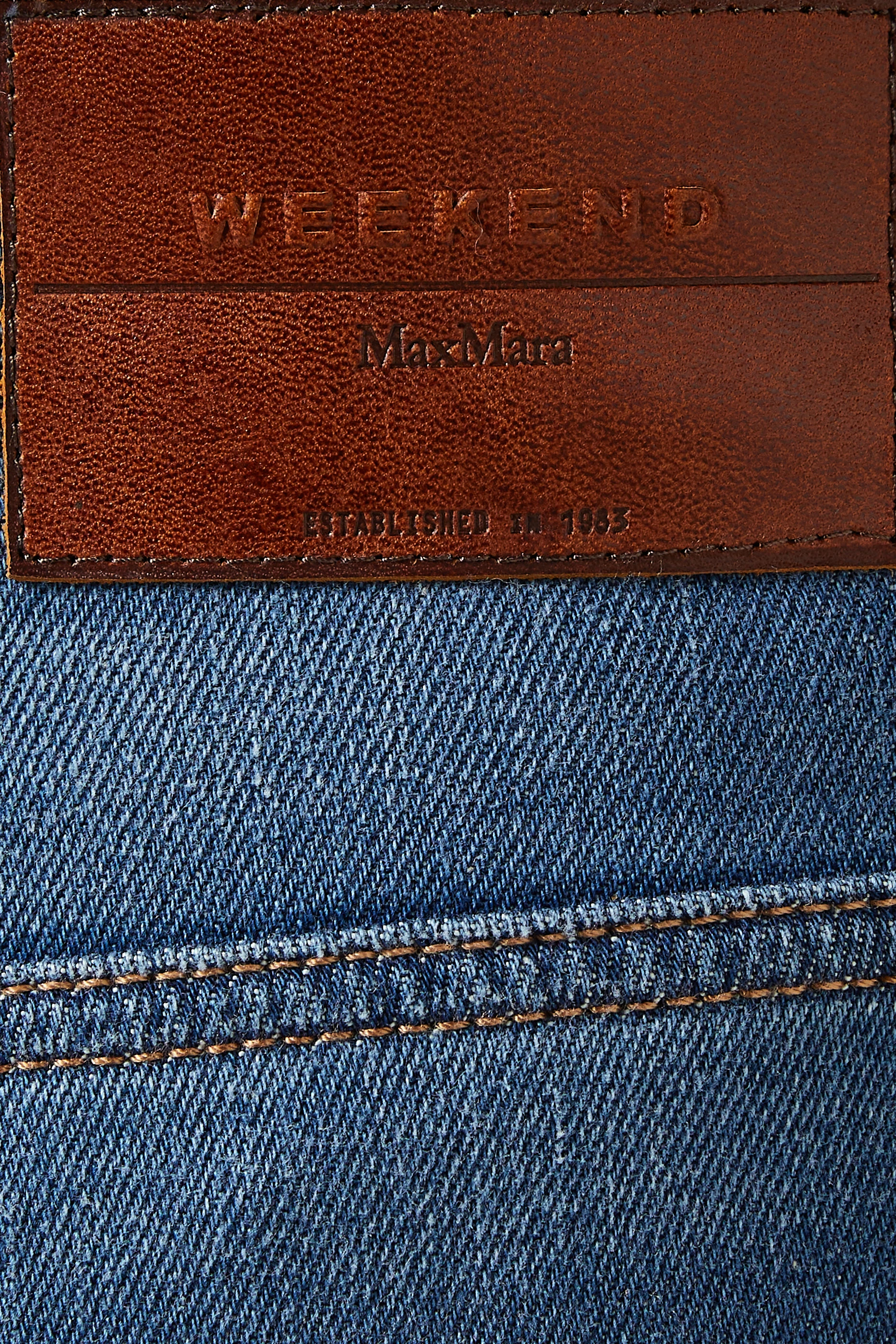 Buy Weekend Max Mara Blue Ortisei Straight-leg Jeans For