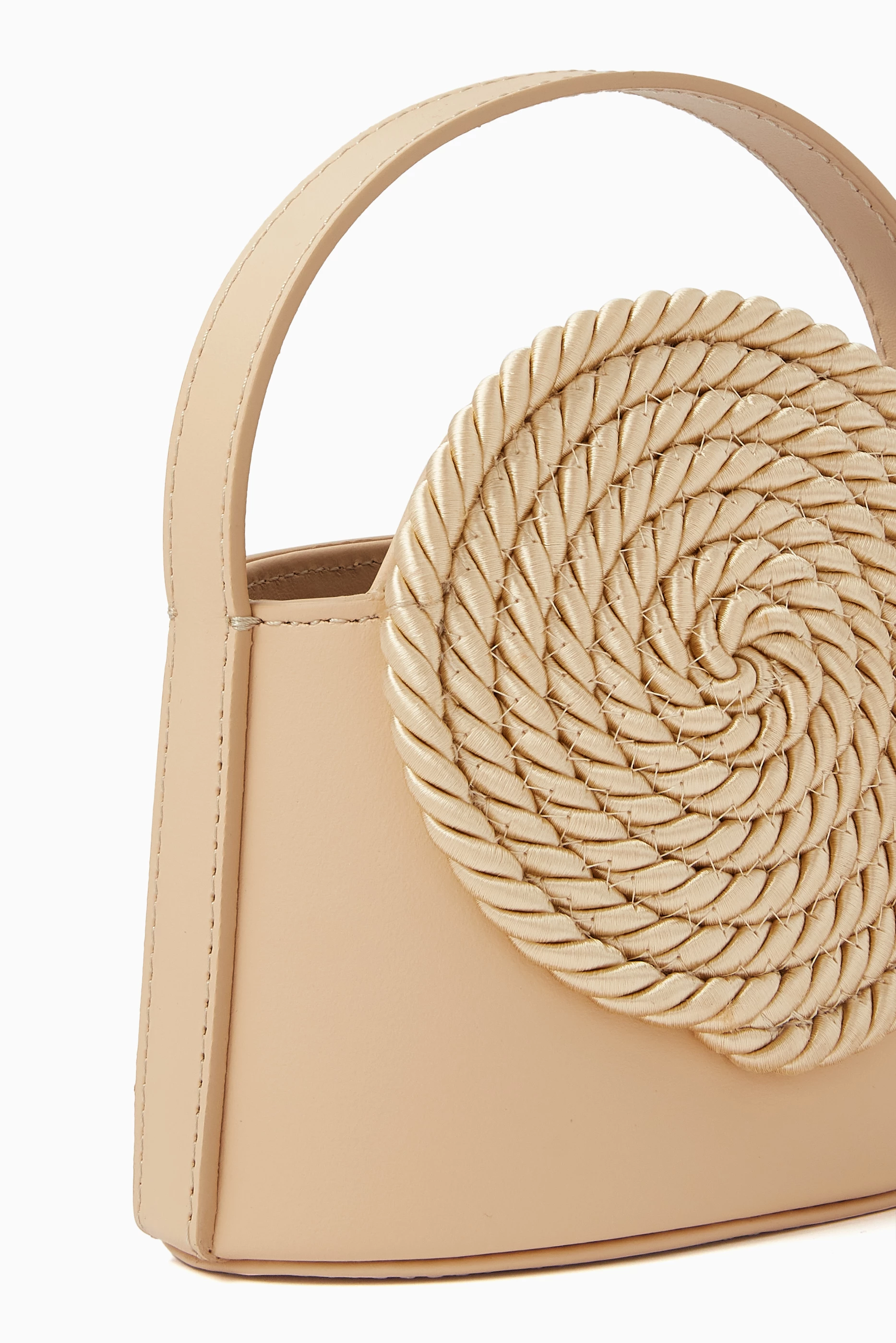 Buy Destree Neutral Mini Gunther Crossbody Bag in Leather