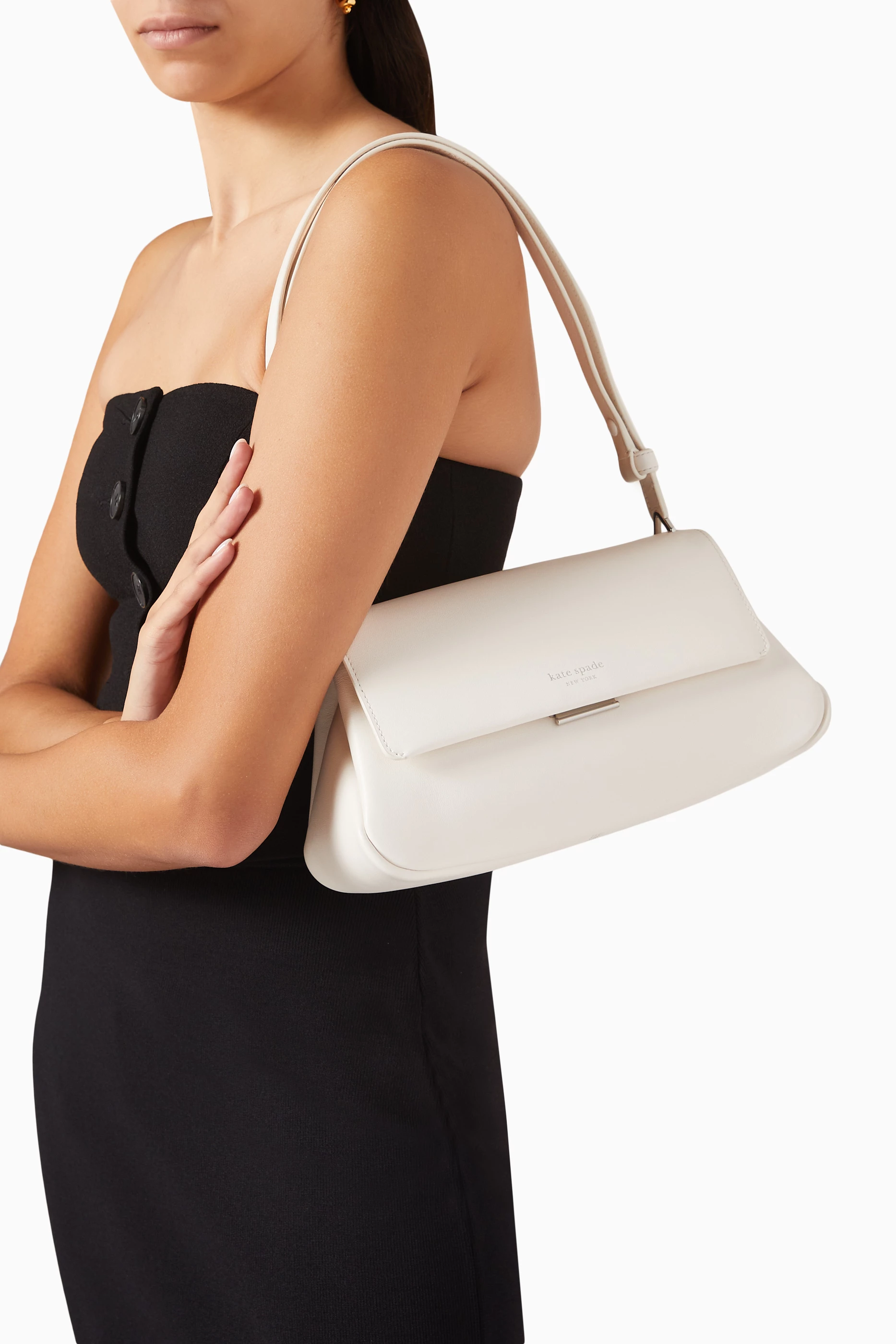 Buy Kate Spade New York Neutral Shoulder Bag in Leather For Women