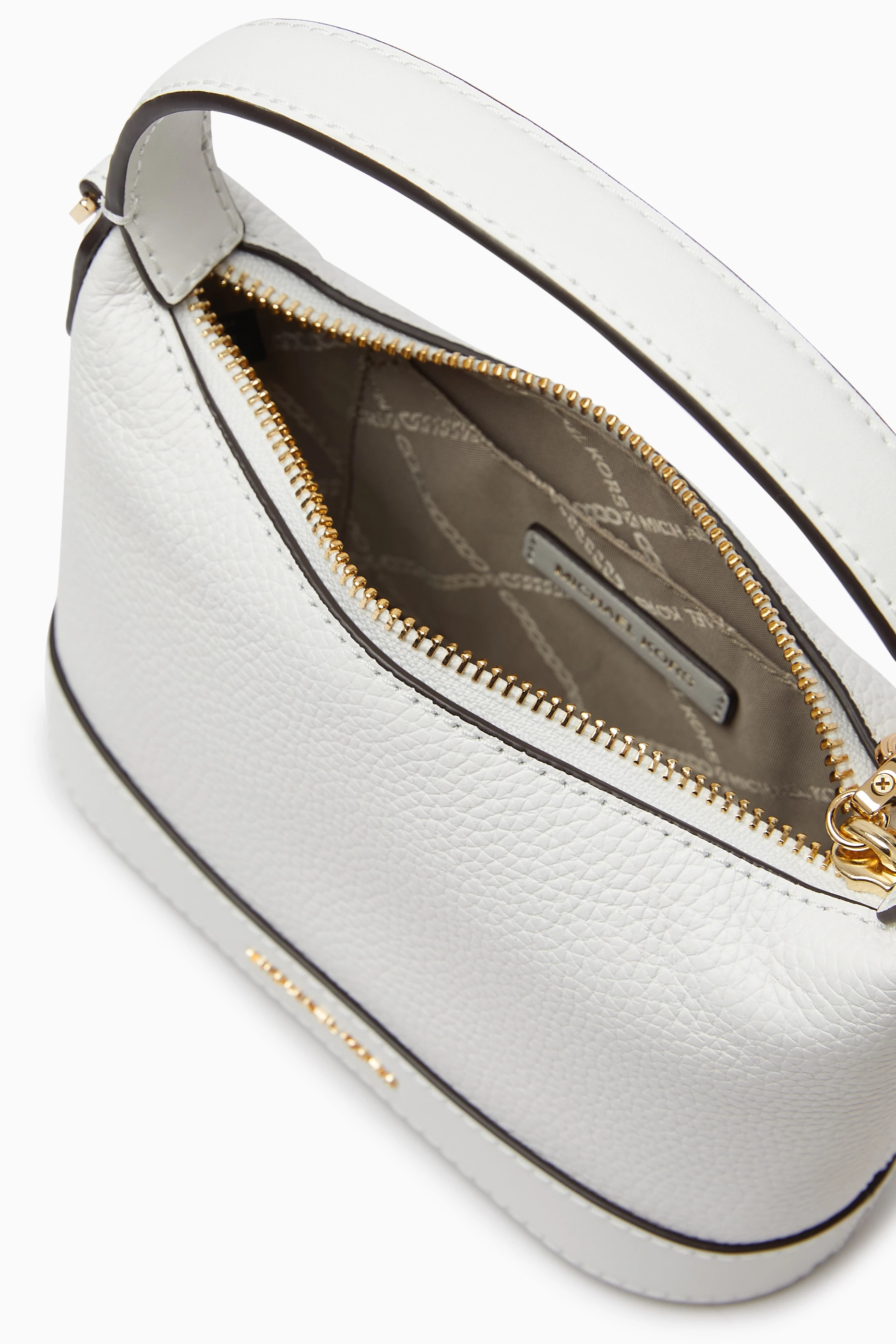 Michael kors white crossbody bag top