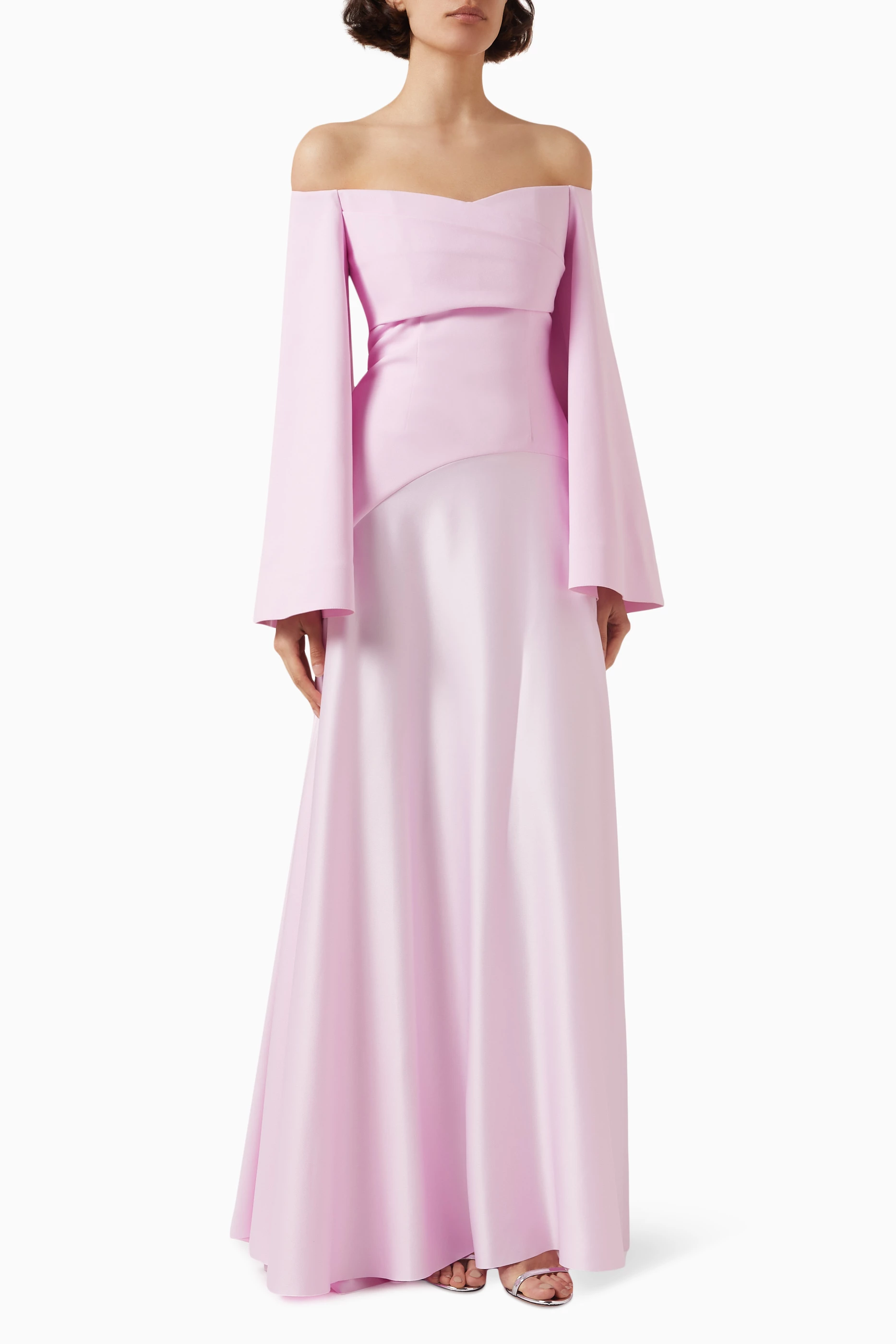 rina maxi dress RINA SILK DRESS US 4 / UK 8 / Pink Orange