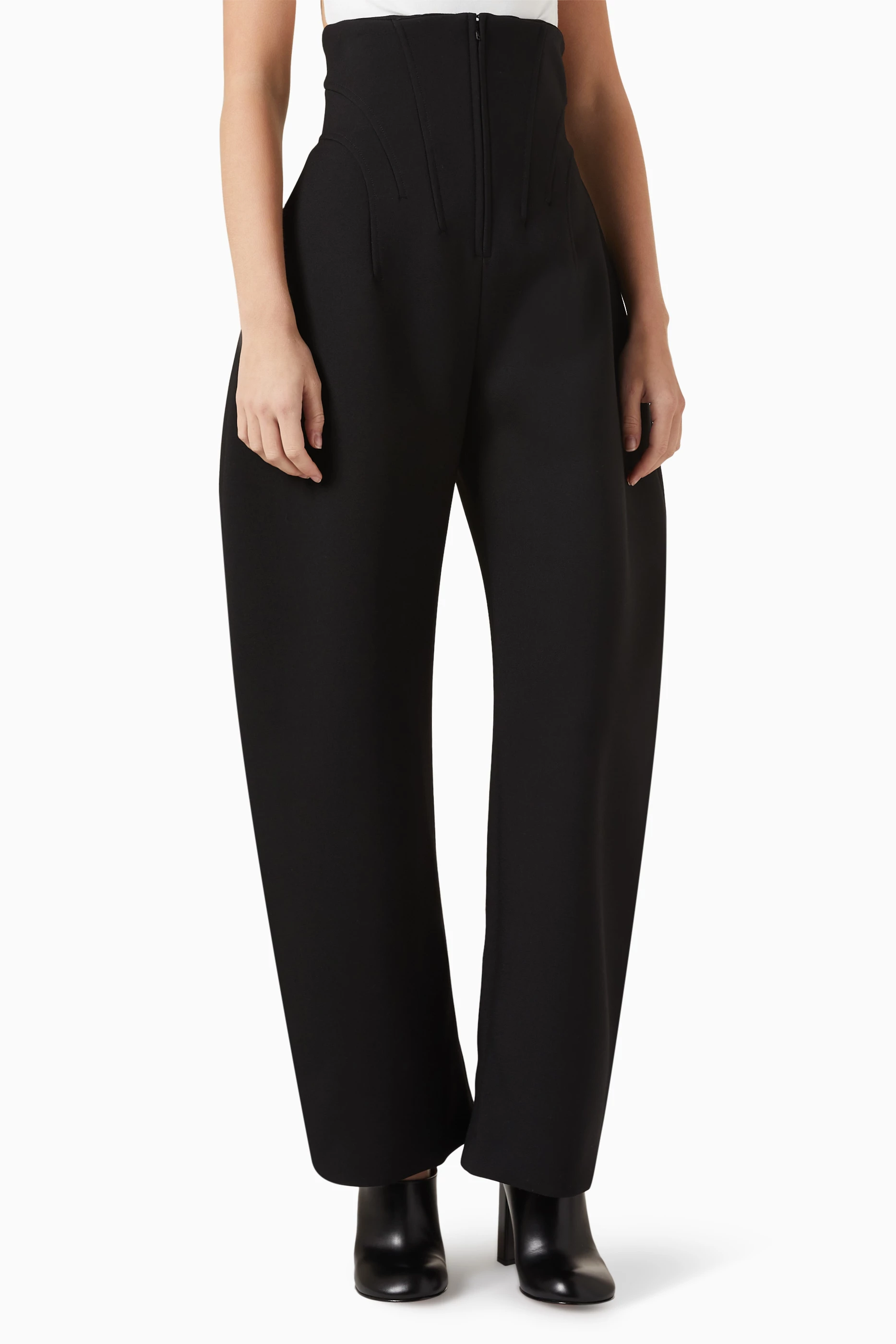 【送料&関税込】Alaia Corset Trousers Alaïa Corset Trousers | Black | FARFETCH CY