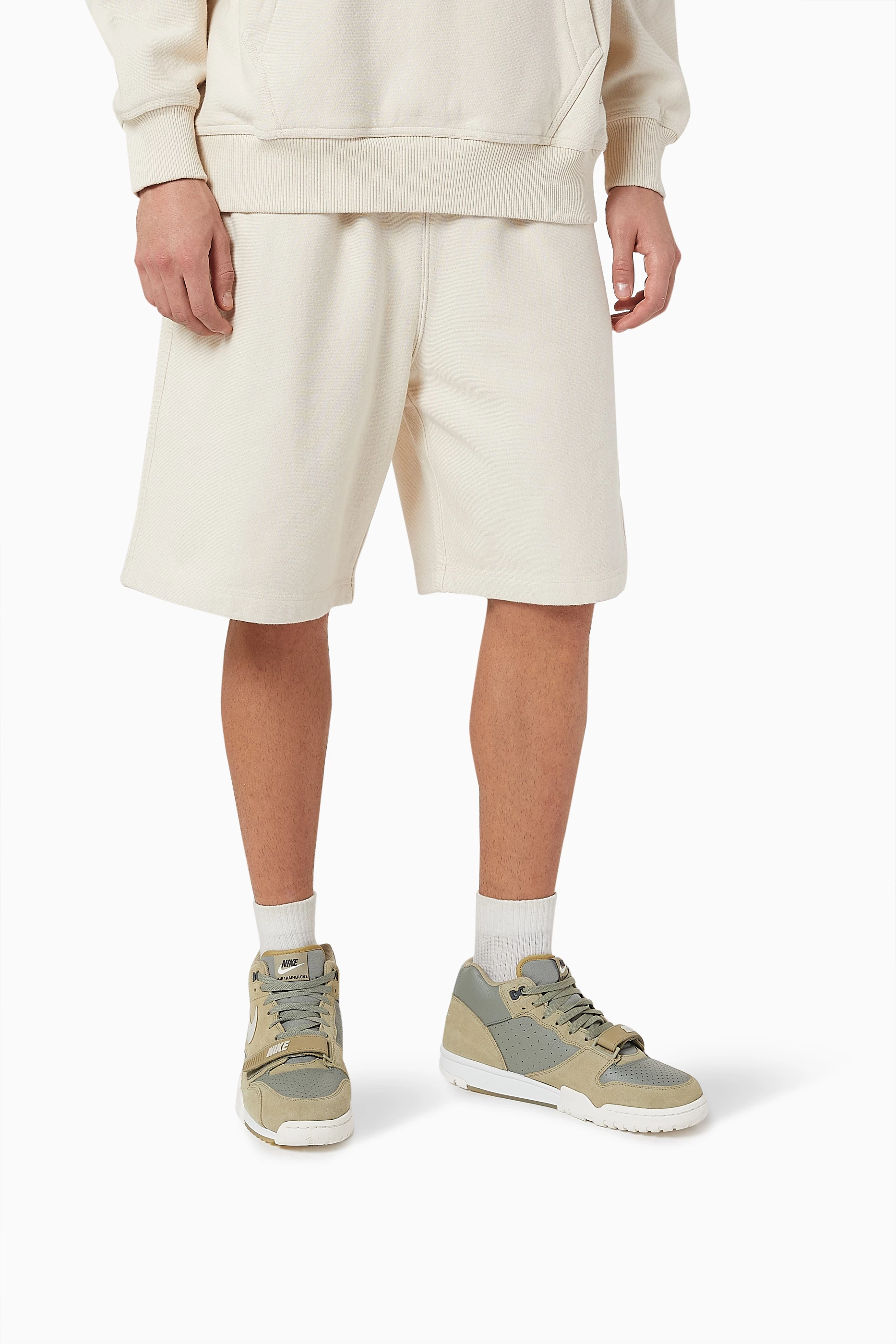 Buy Nike Green Air Trainer Sneakers in Suede and Leather For Men