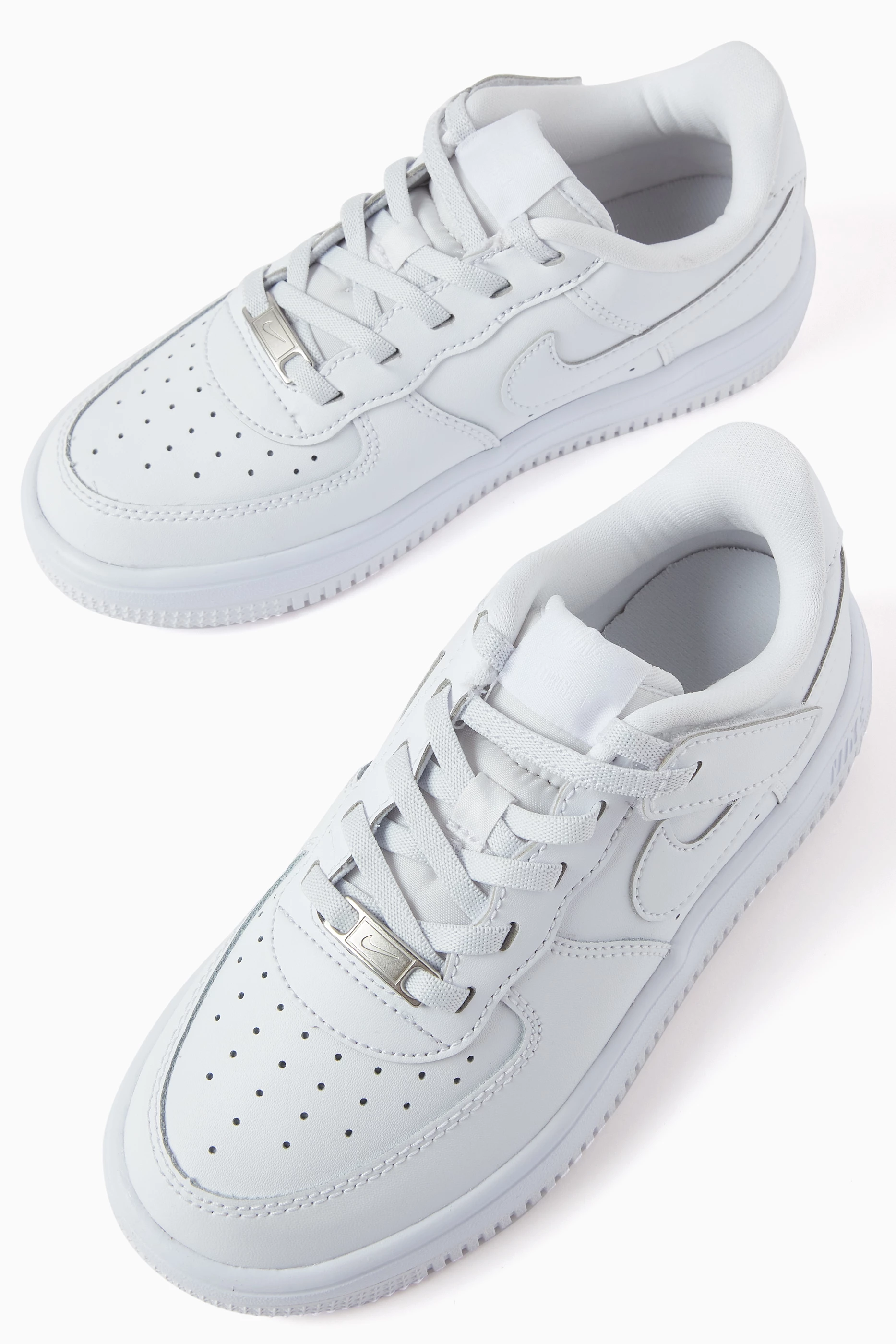 Buy Nike White Force Low Easy-on Sneakers in Leather For Boys