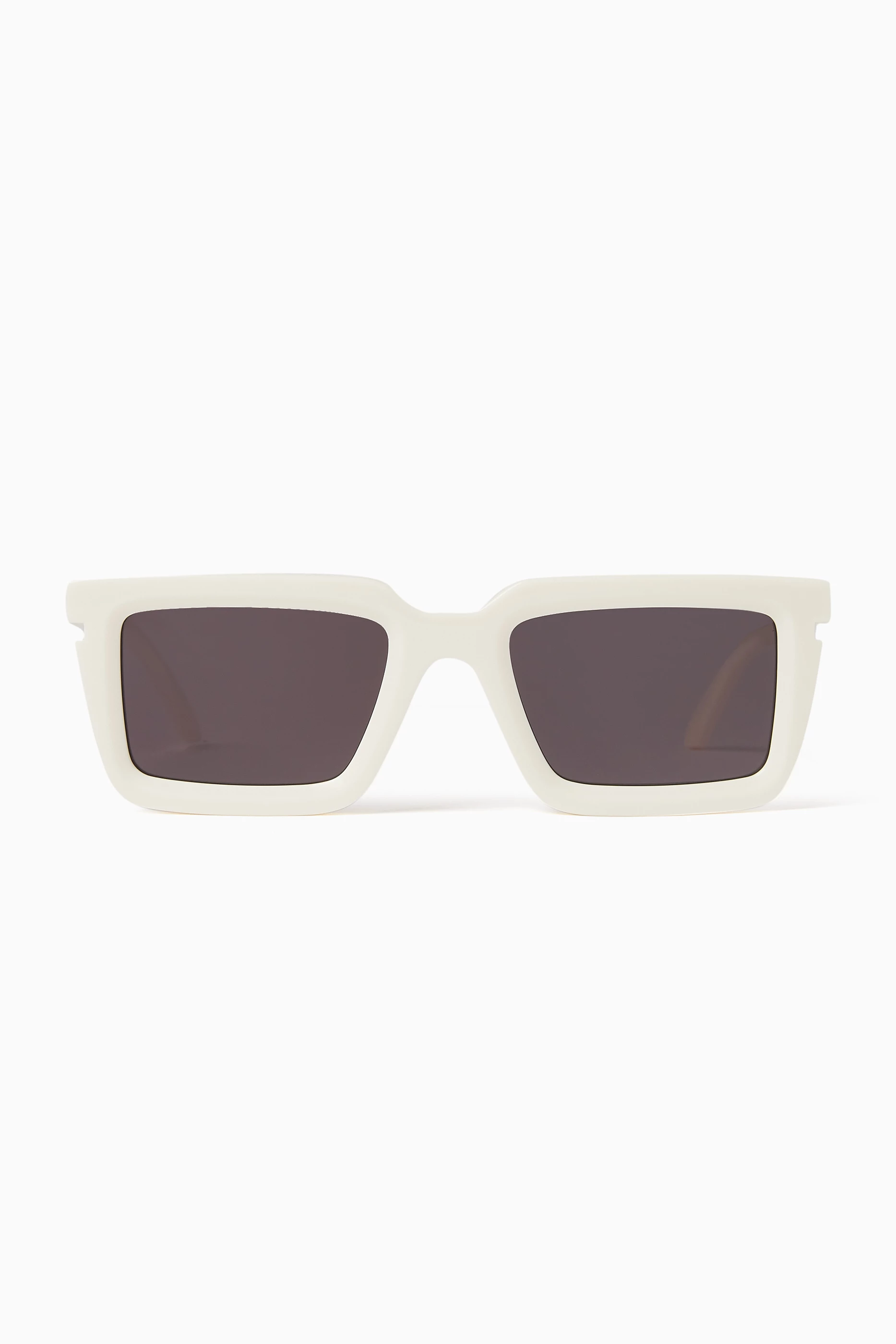 NWT Off-White Tucson White Square 52mm Sunglasses Off-White Tucson Square Acetate Sunglasses | Neiman Marcus main image 2