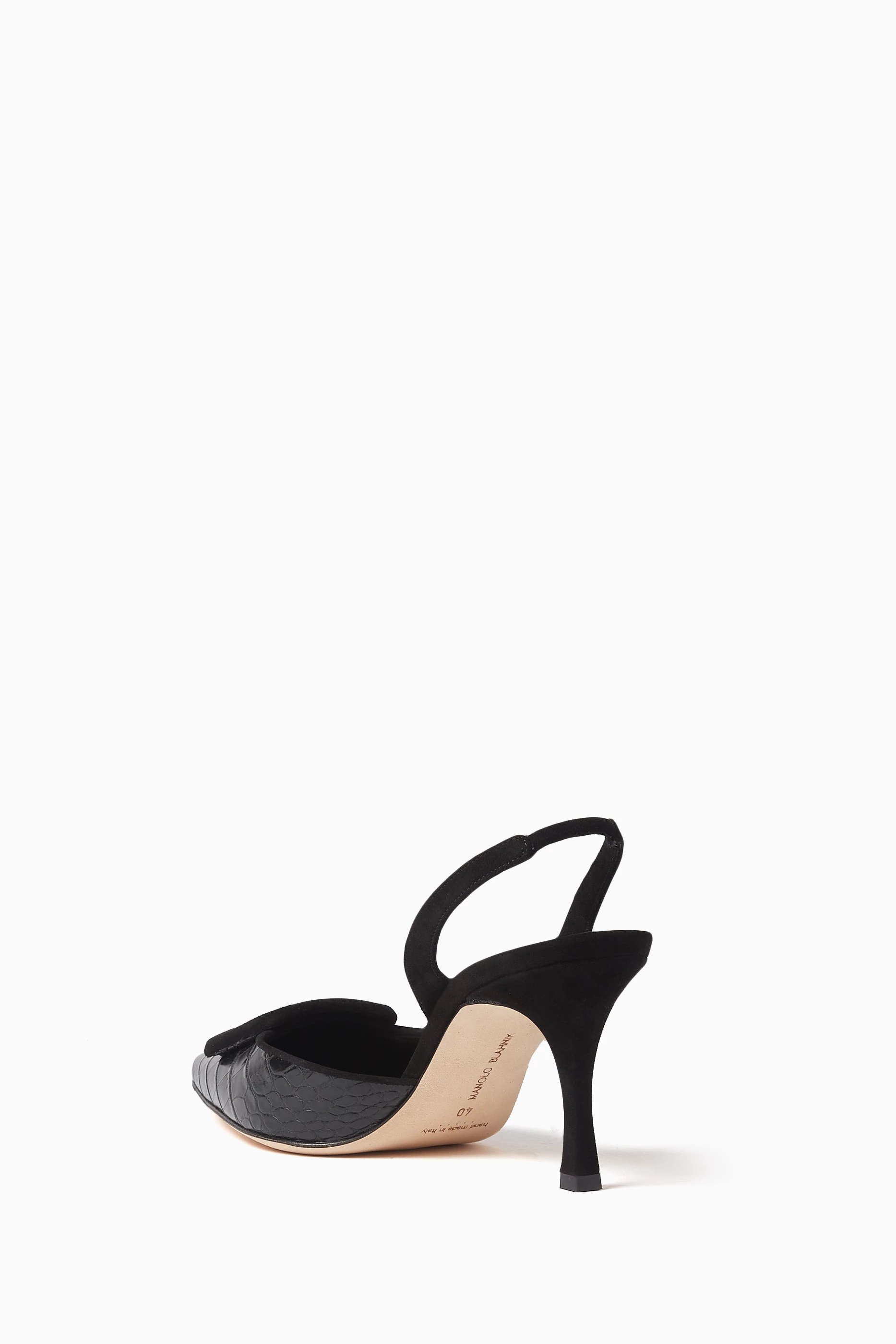 Manolo blahnik slingback pumps top