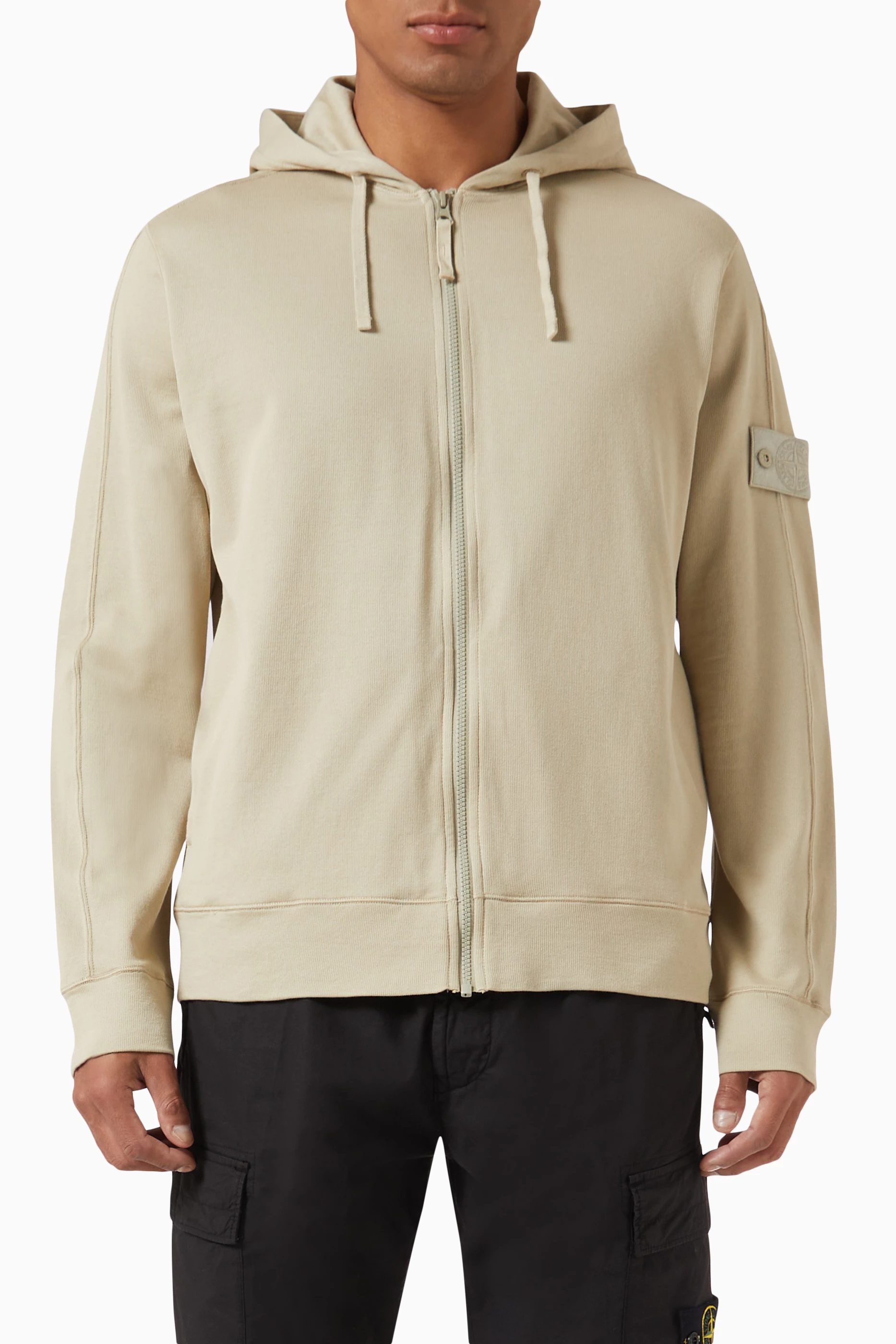 Stone island ghost hooded sweatshirt top