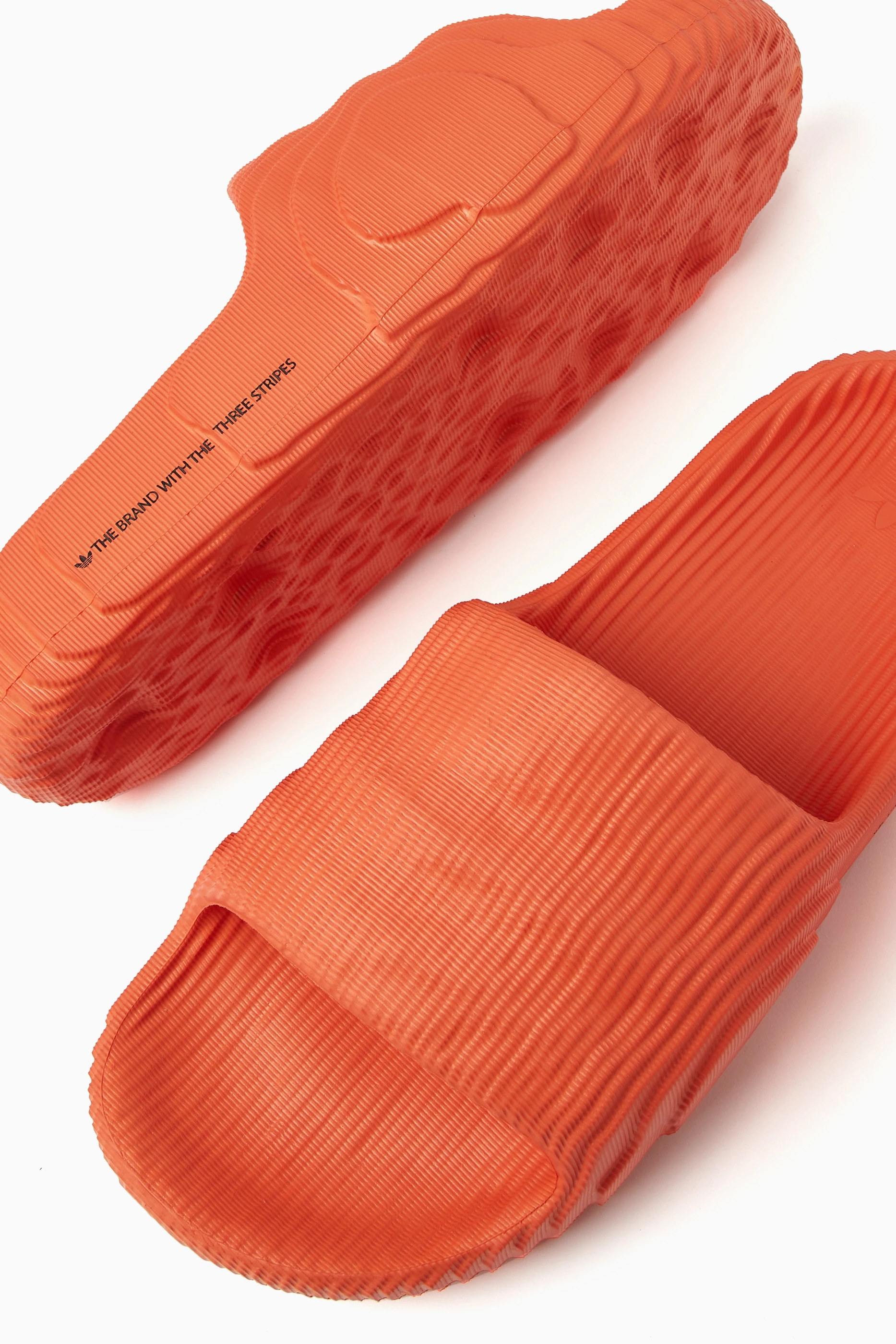 Adidas orange slippers shop