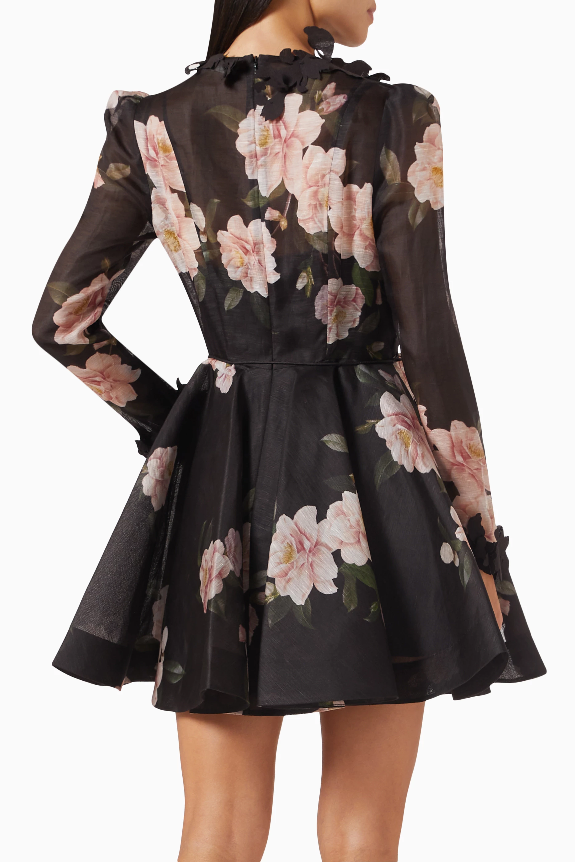 pink mini dress flowy Esther & Co. Tytania Dress