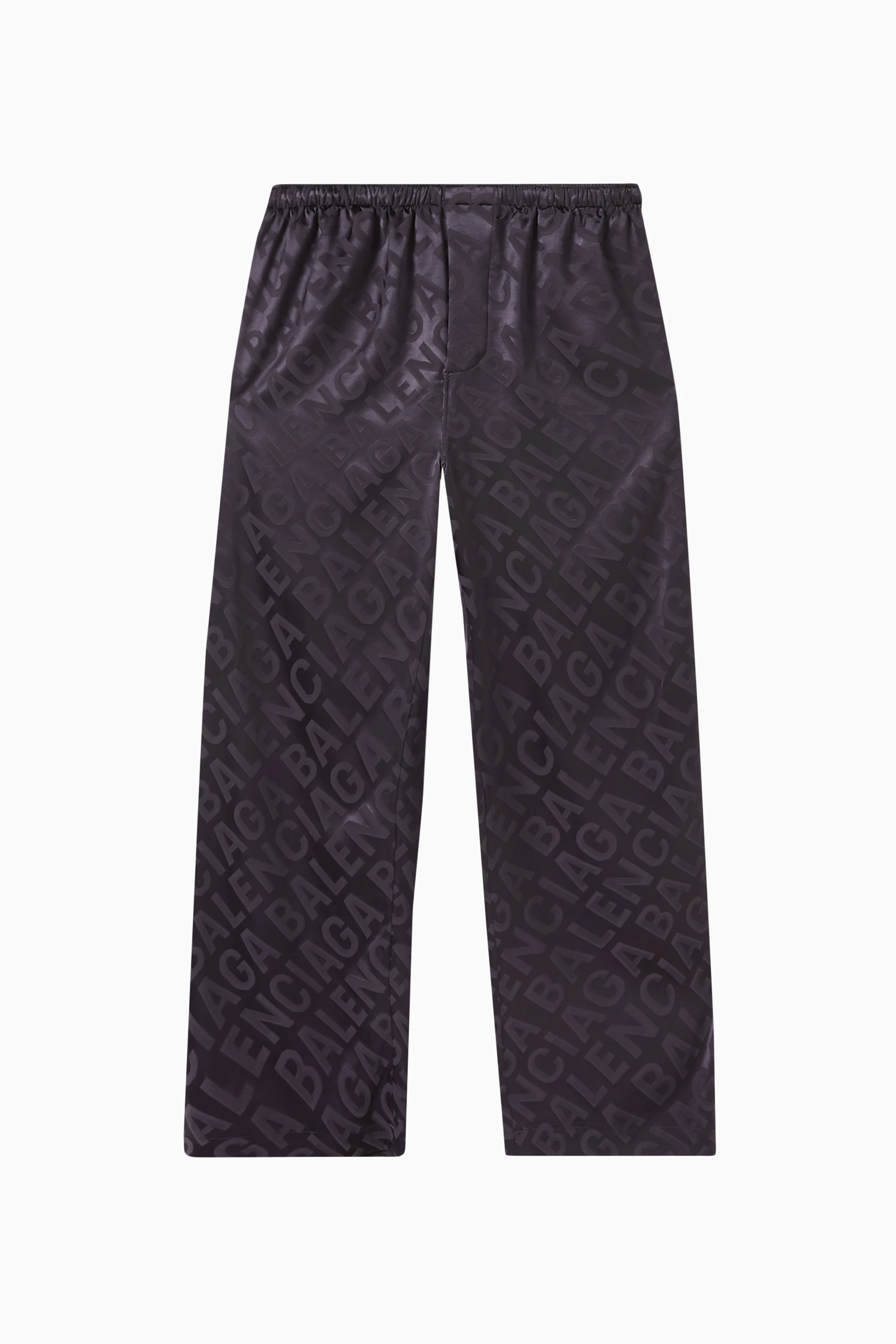 Buy Balenciaga Grey Unisex All-over Logo Pyjama Pants in