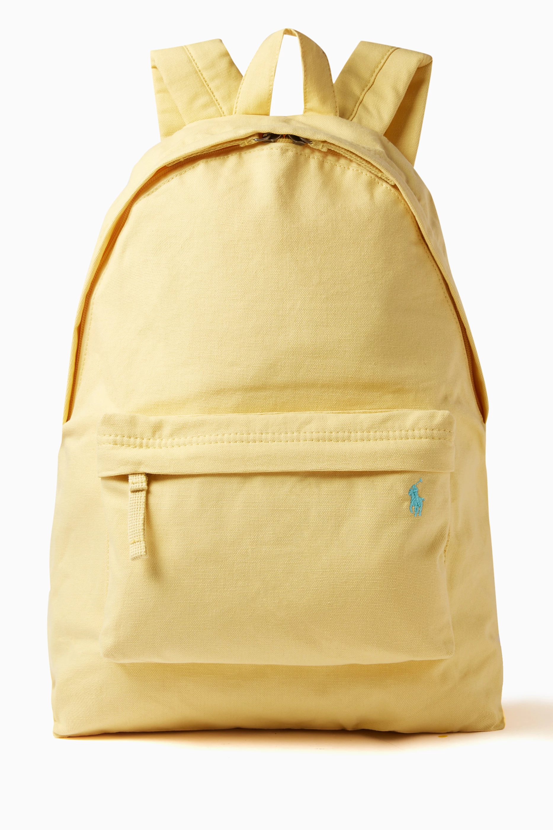 Buy Polo Ralph Lauren Yellow Polo Pony Backpack in Cotton canvas For Men Online Ounass Saudi