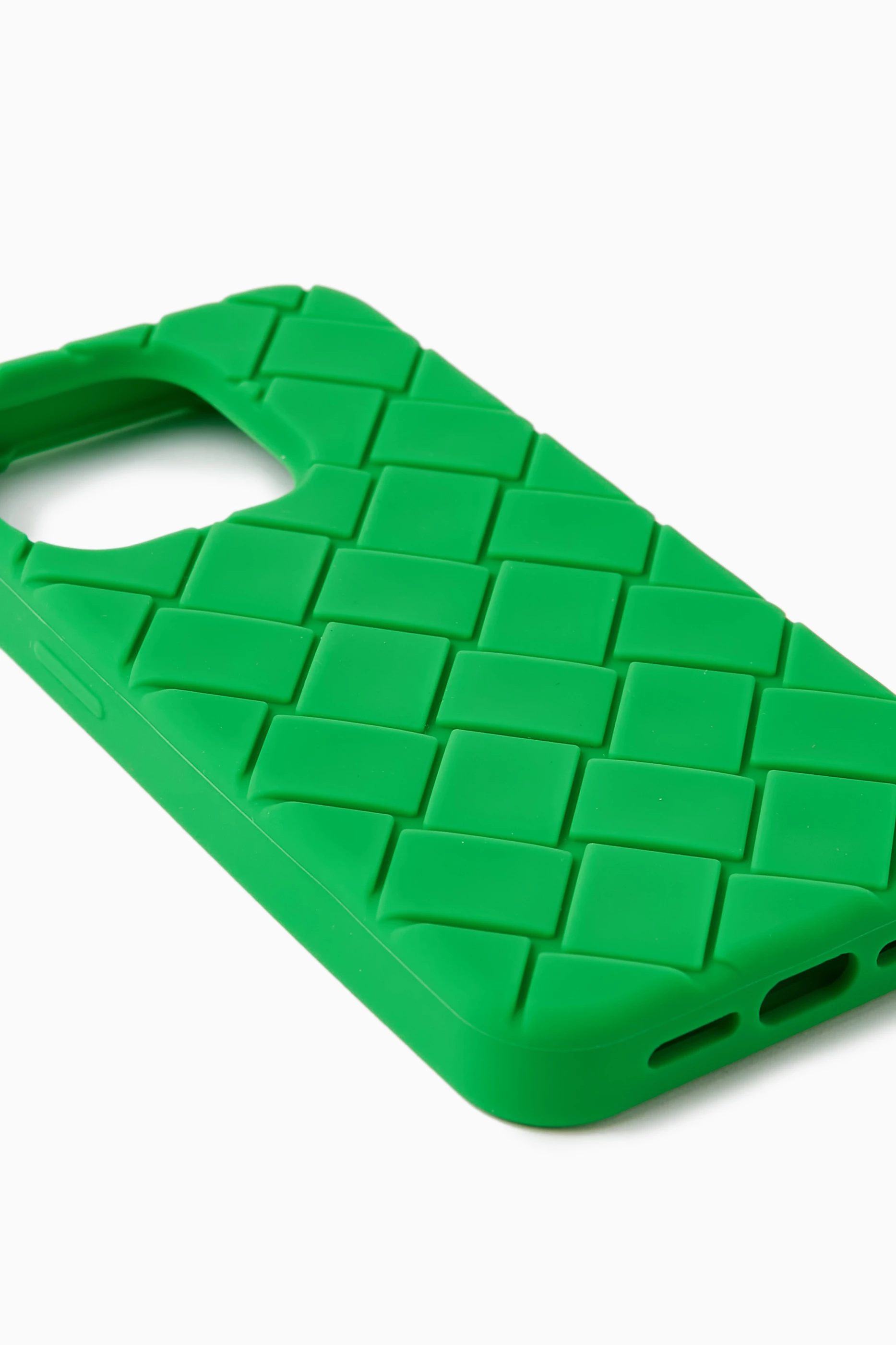 Buy Bottega Veneta Green iPhone 15 Pro Phone Case in