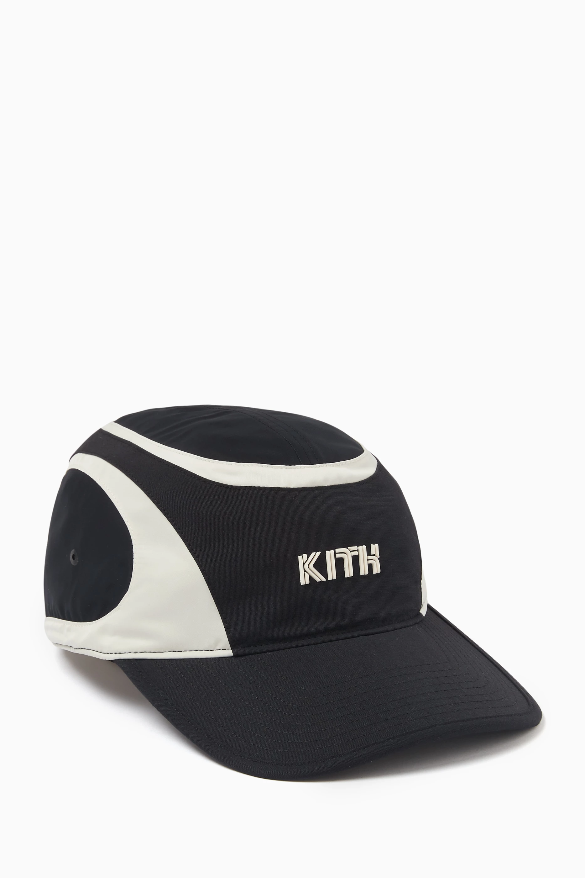 Buy Kith Black Logo Dad Hat in Tech-nylon For Women Online