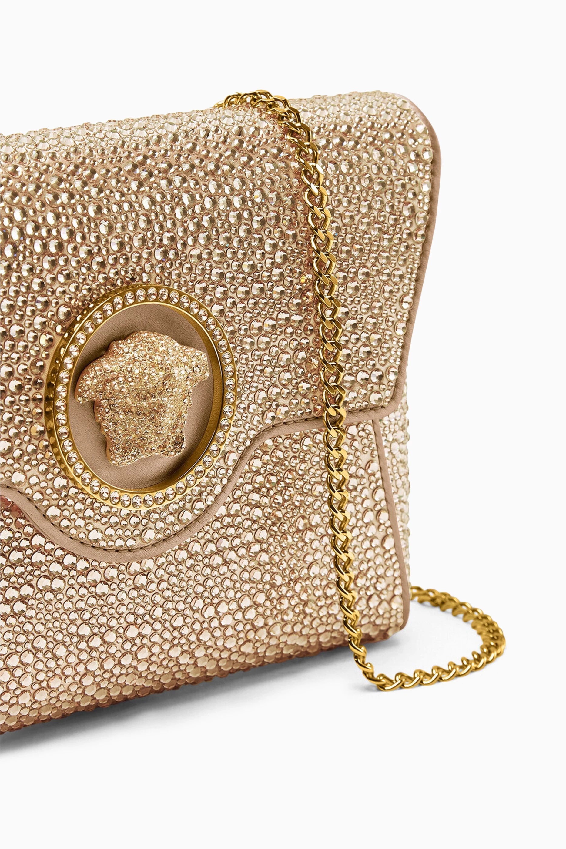 Versace gold clutch top