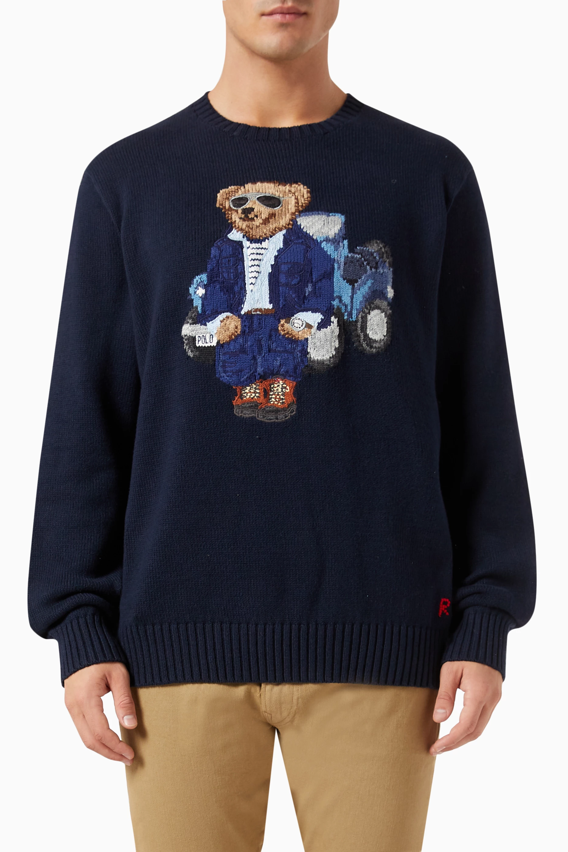 Polo bear knit hotsell