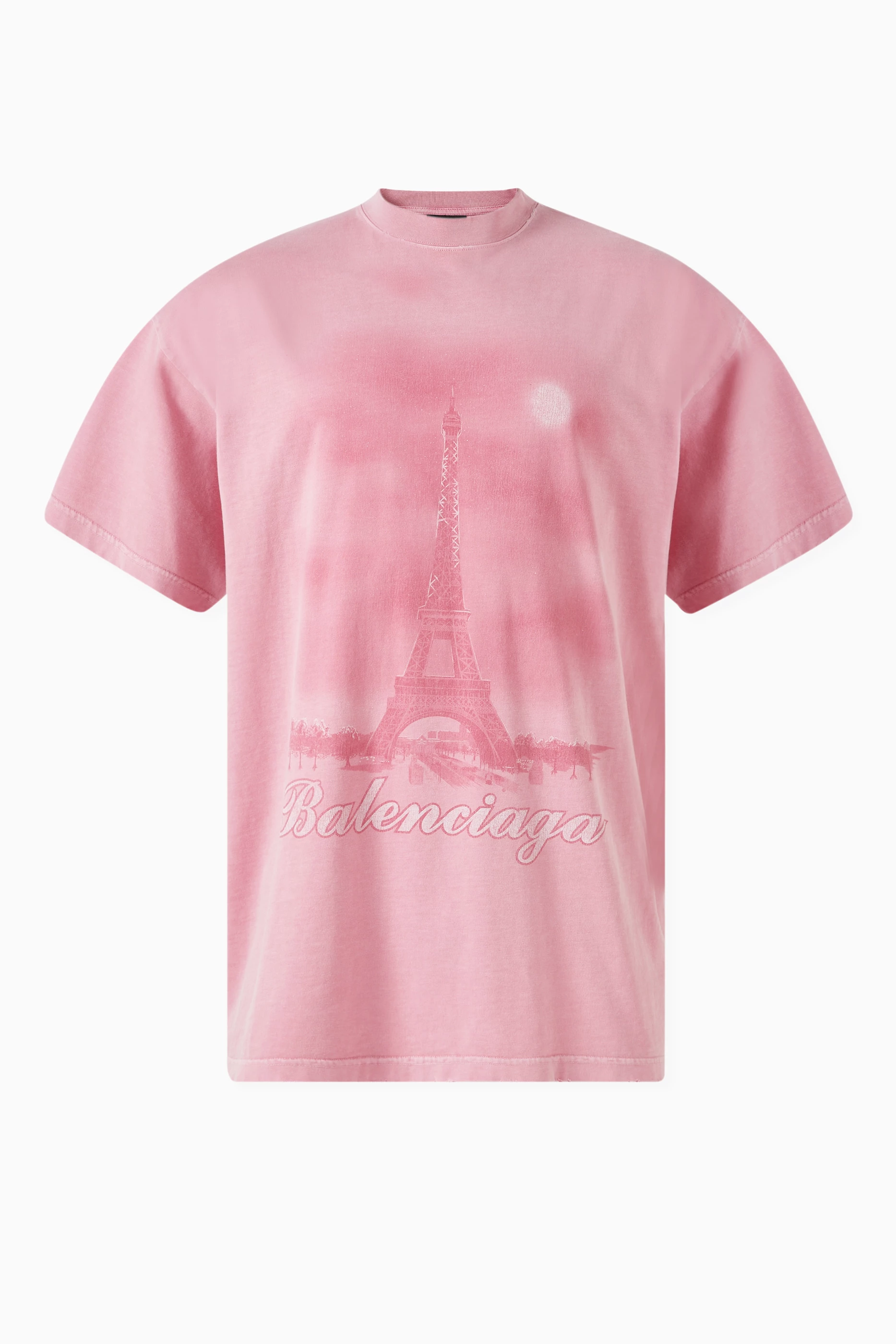 Balenciaga pink t shirt outlet