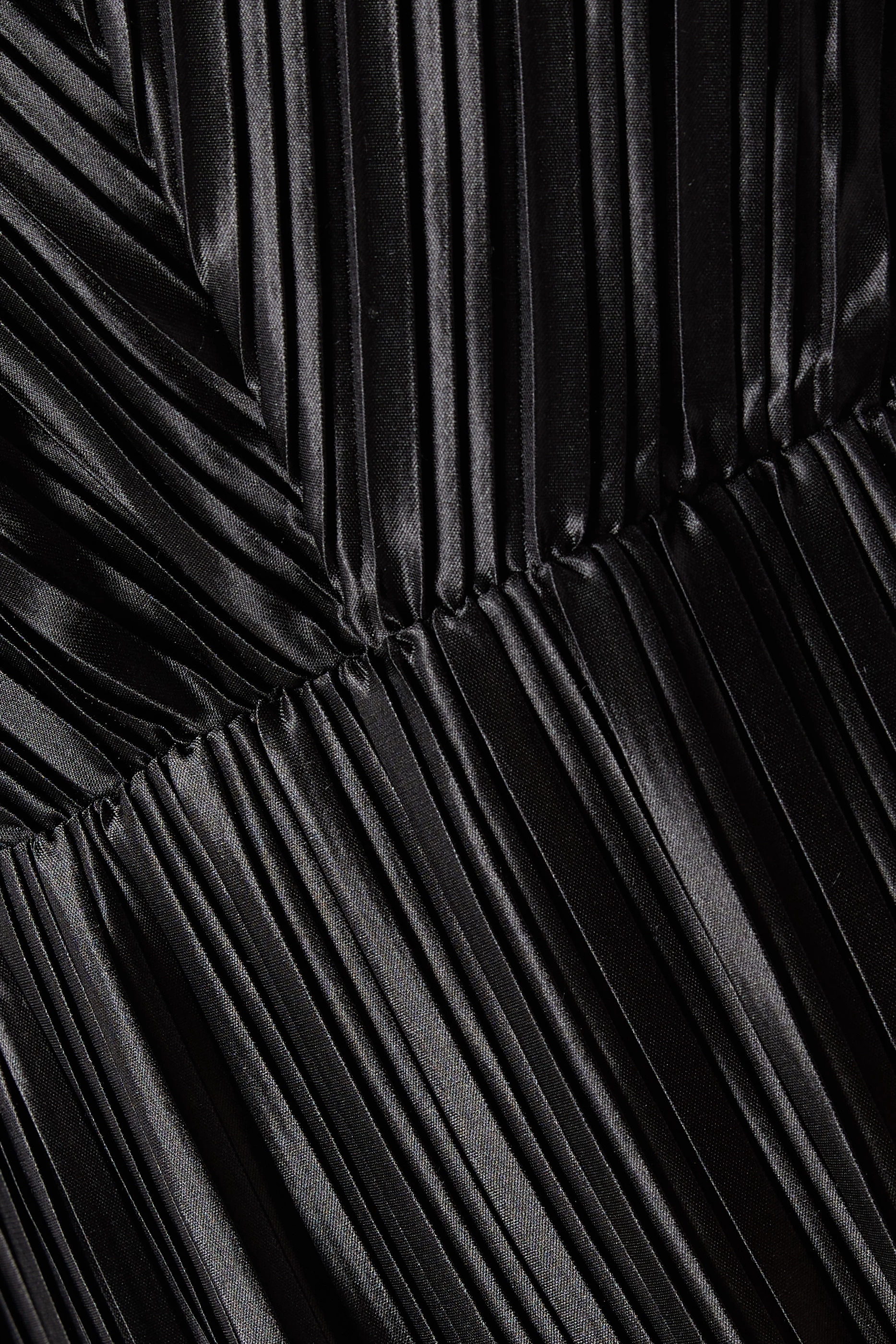 Buy Y.A.S Black Yasstorma Pleated Maxi Dress in Satin For Women Online Ounass Saudi