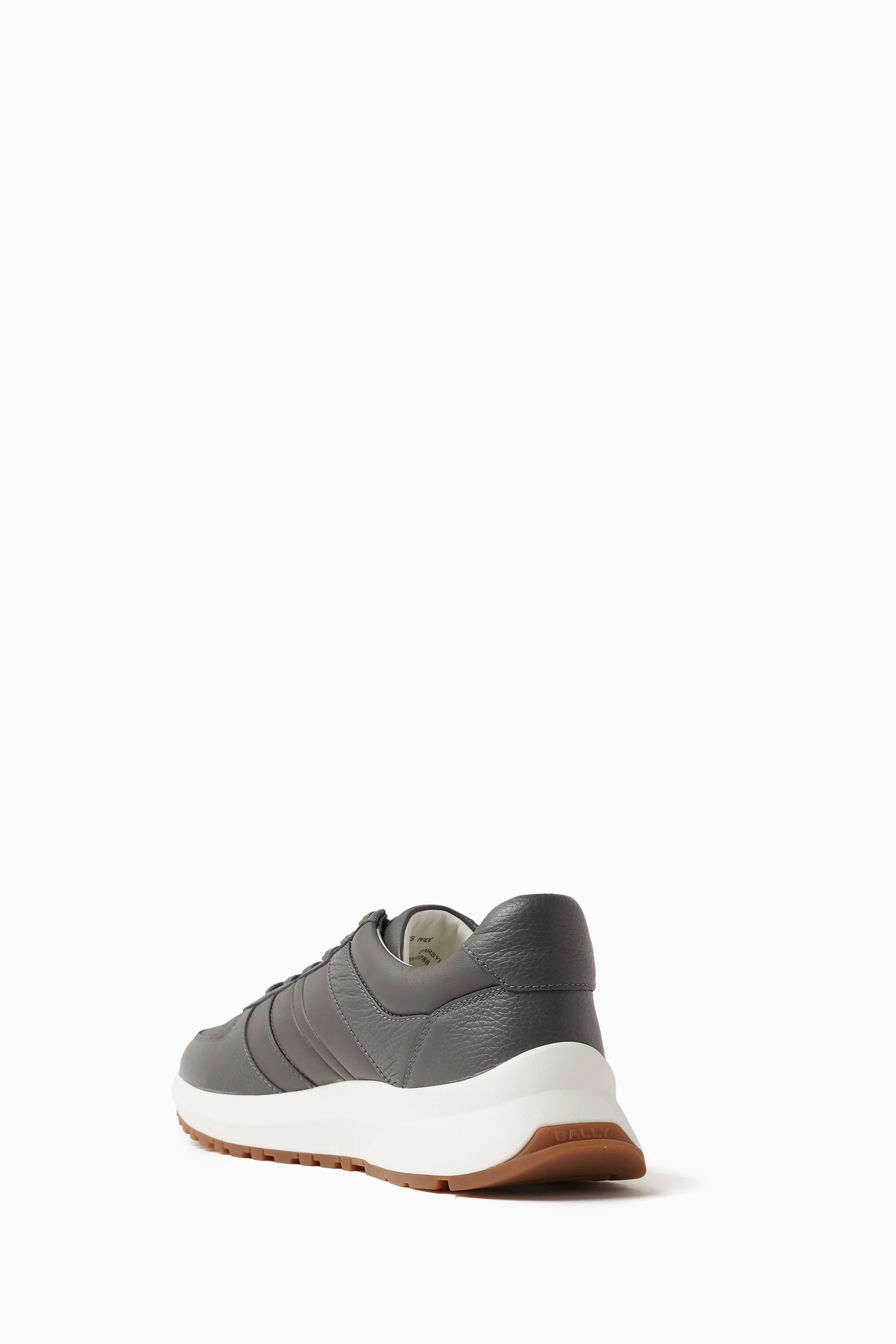 Buy Bally Grey Darsyl Sneakers in Leather For Men Online