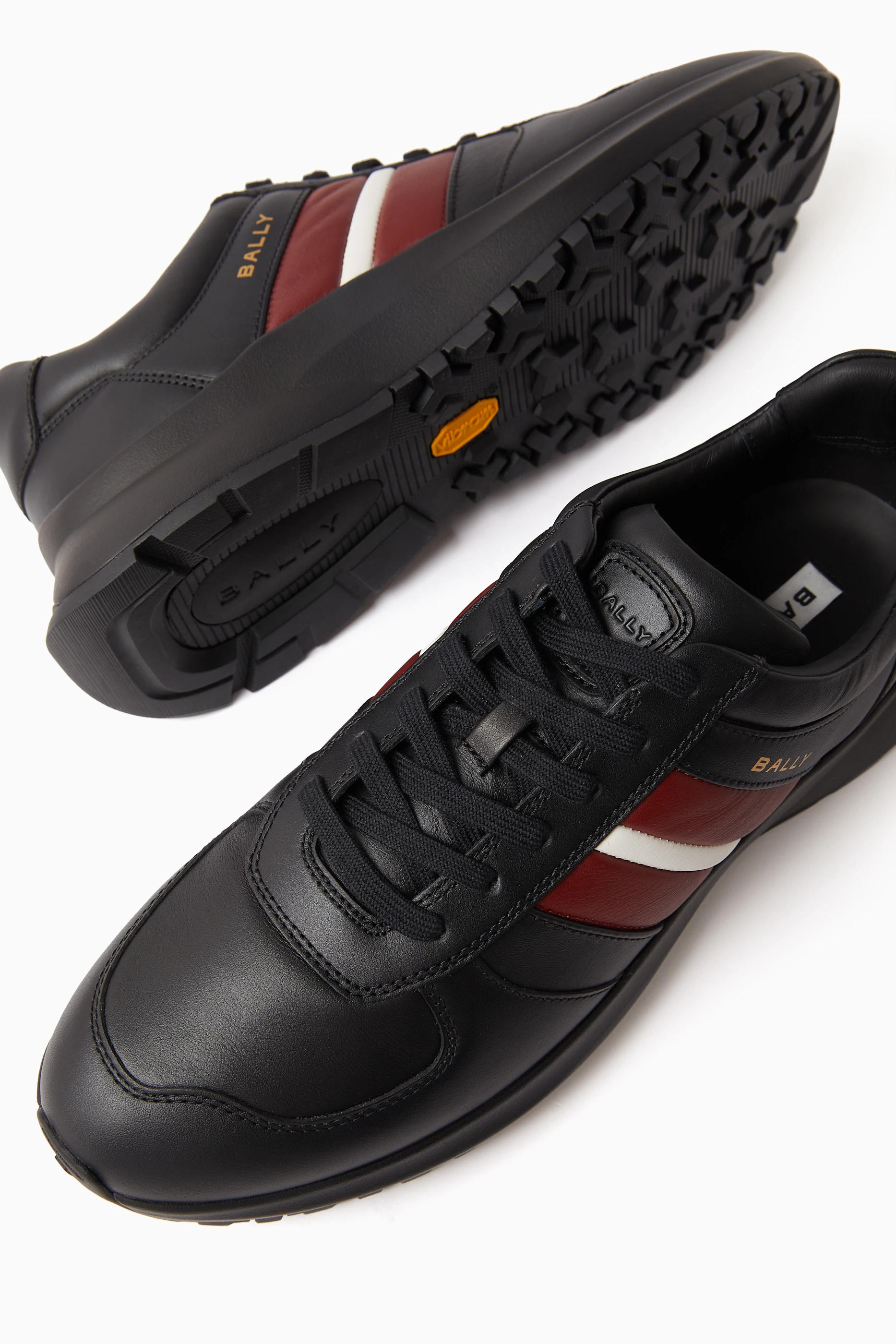 スニーカー Bally Black Leather Darsyl Sneakers Buy Bally Black Darsyl Sneakers in Leather For Men Online